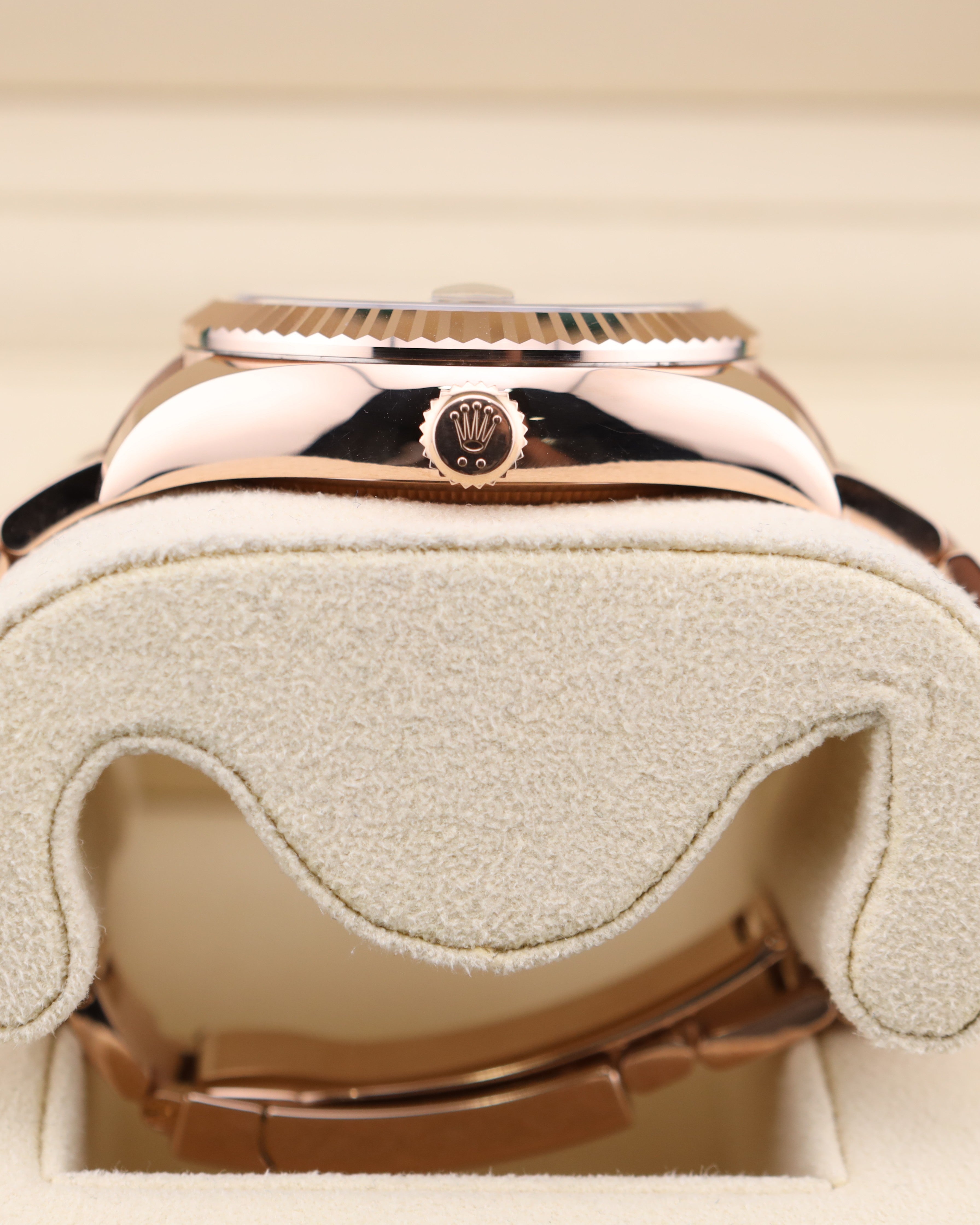Rolex Sky-Dweller Chocolate Arabic Dial 326935 Rose Gold