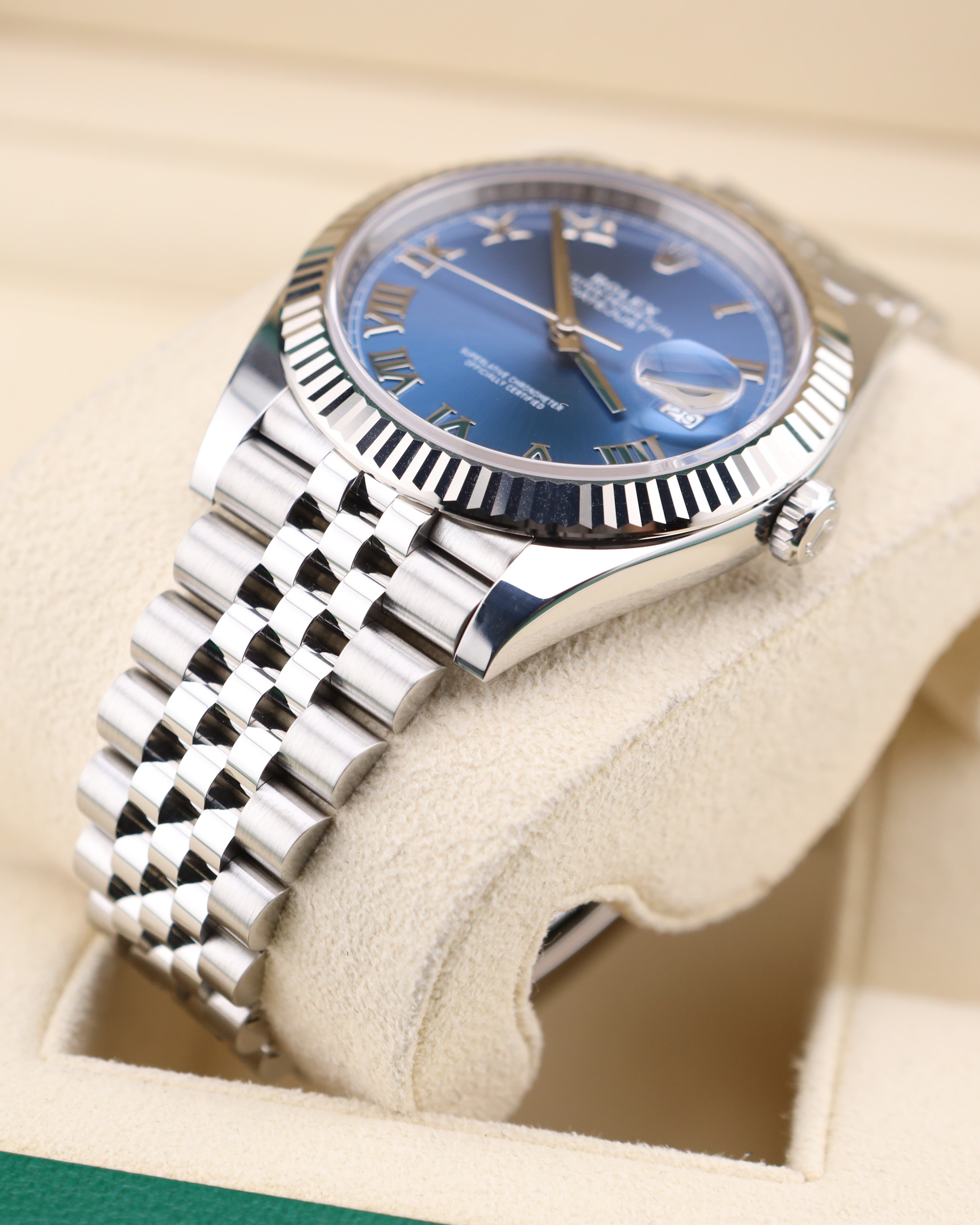 Rolex Datejust 41 Blue Roman Dial on Jubilee 126334 - 2023