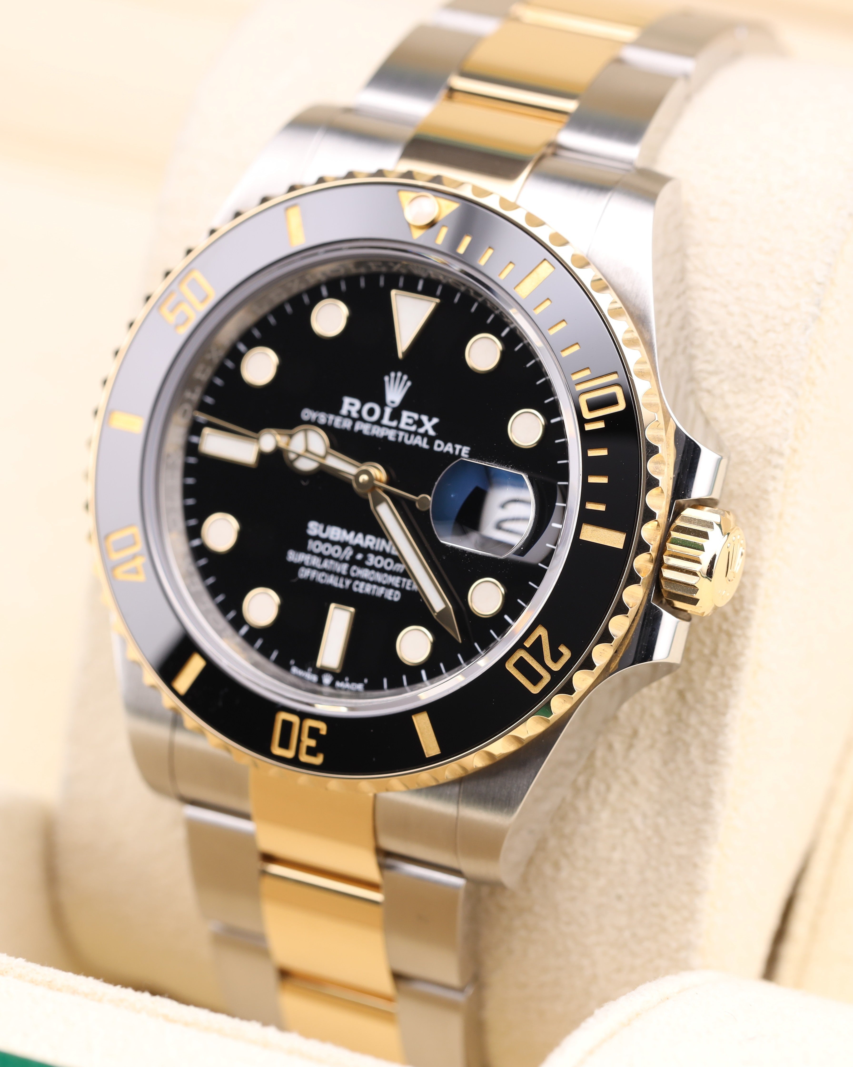 Rolex Submariner Date 41 Black Dial Two Tone Oyster 126613LN