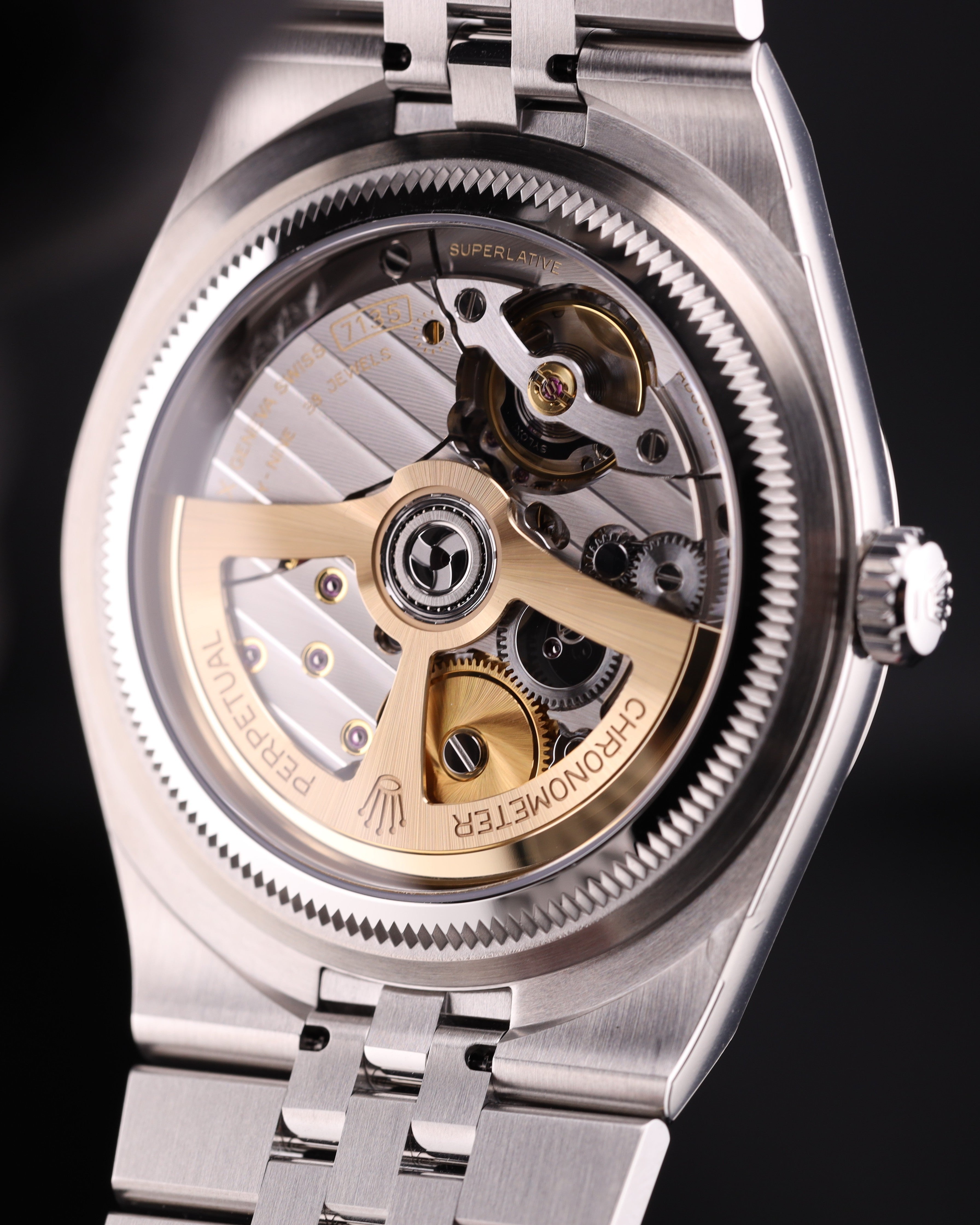 Rolex Land-Dweller 40 White Honeycomb Dial 127334