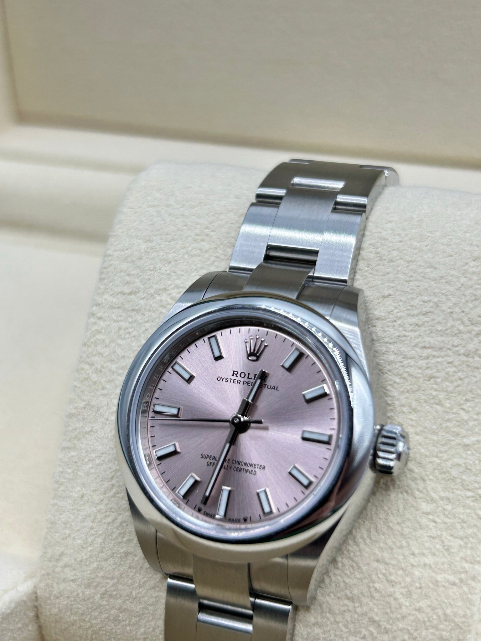 Rolex Oyster Perpetual 28 Pink Dial 276200