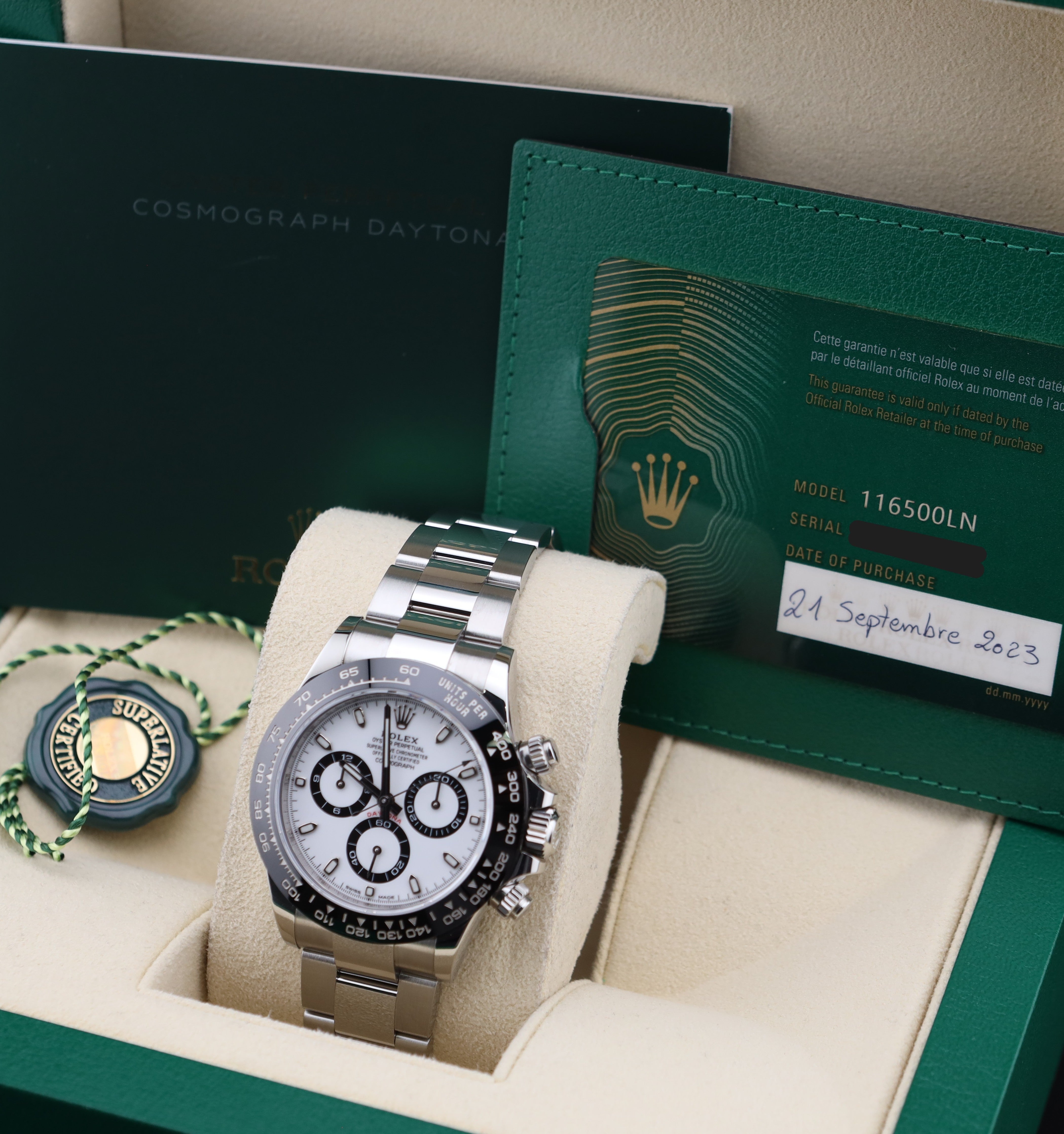 Rolex Daytona Panda 116500LN - 2023