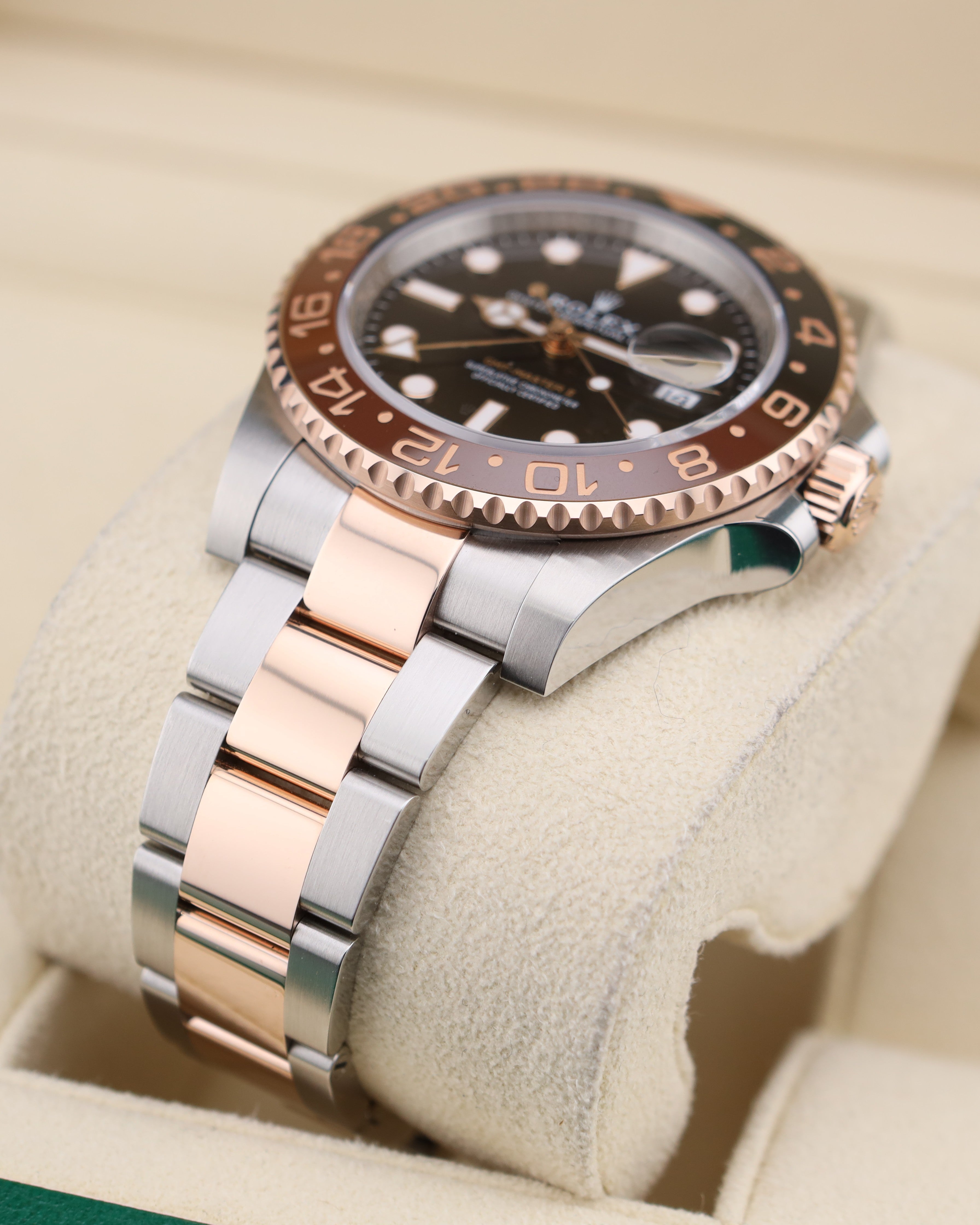 Rolex GMT-Master II Rootbeer Two Tone Rose Gold 126711CHNR