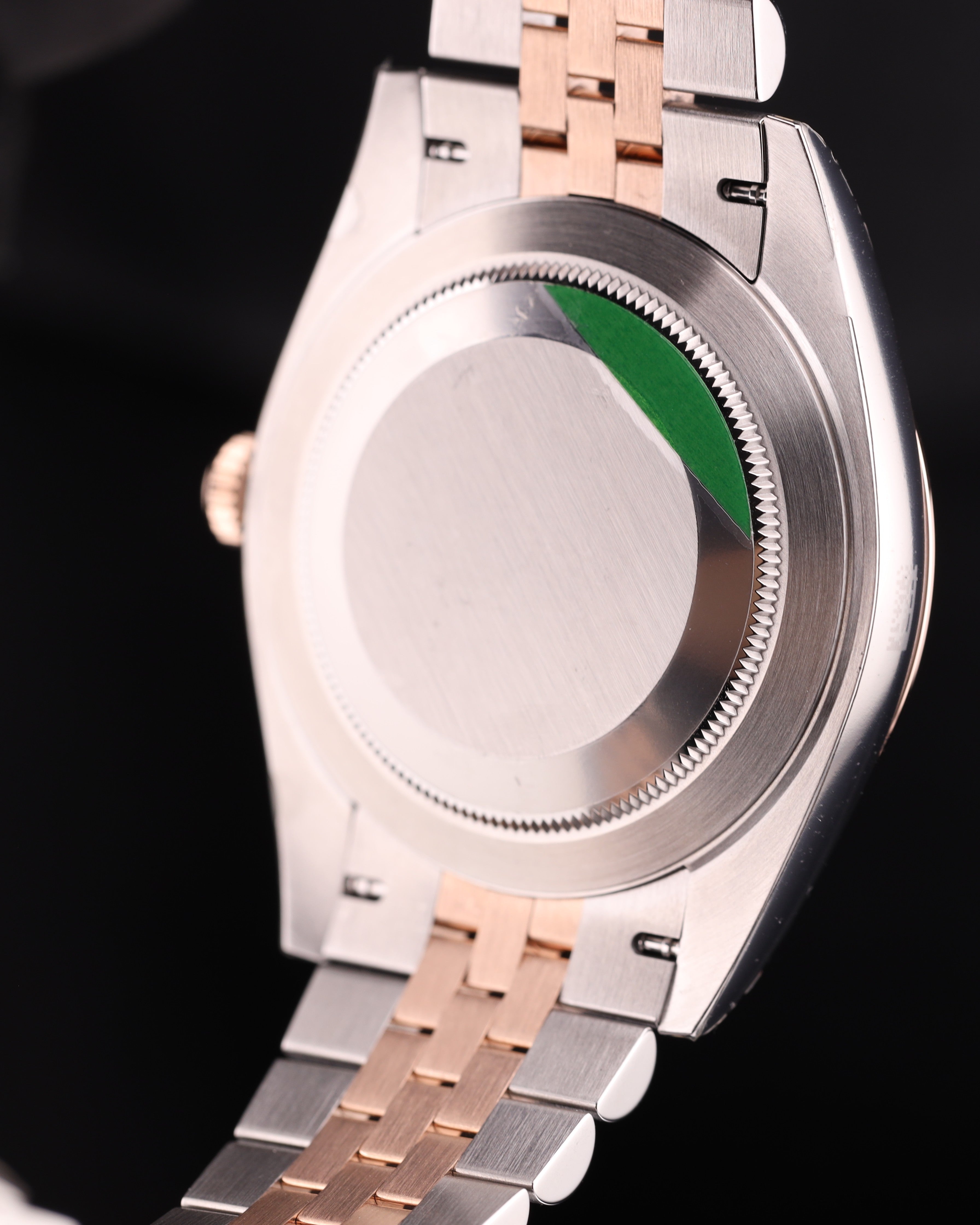 Rolex Datejust 41 Rose Gold Wimbledon on Jubilee 126331