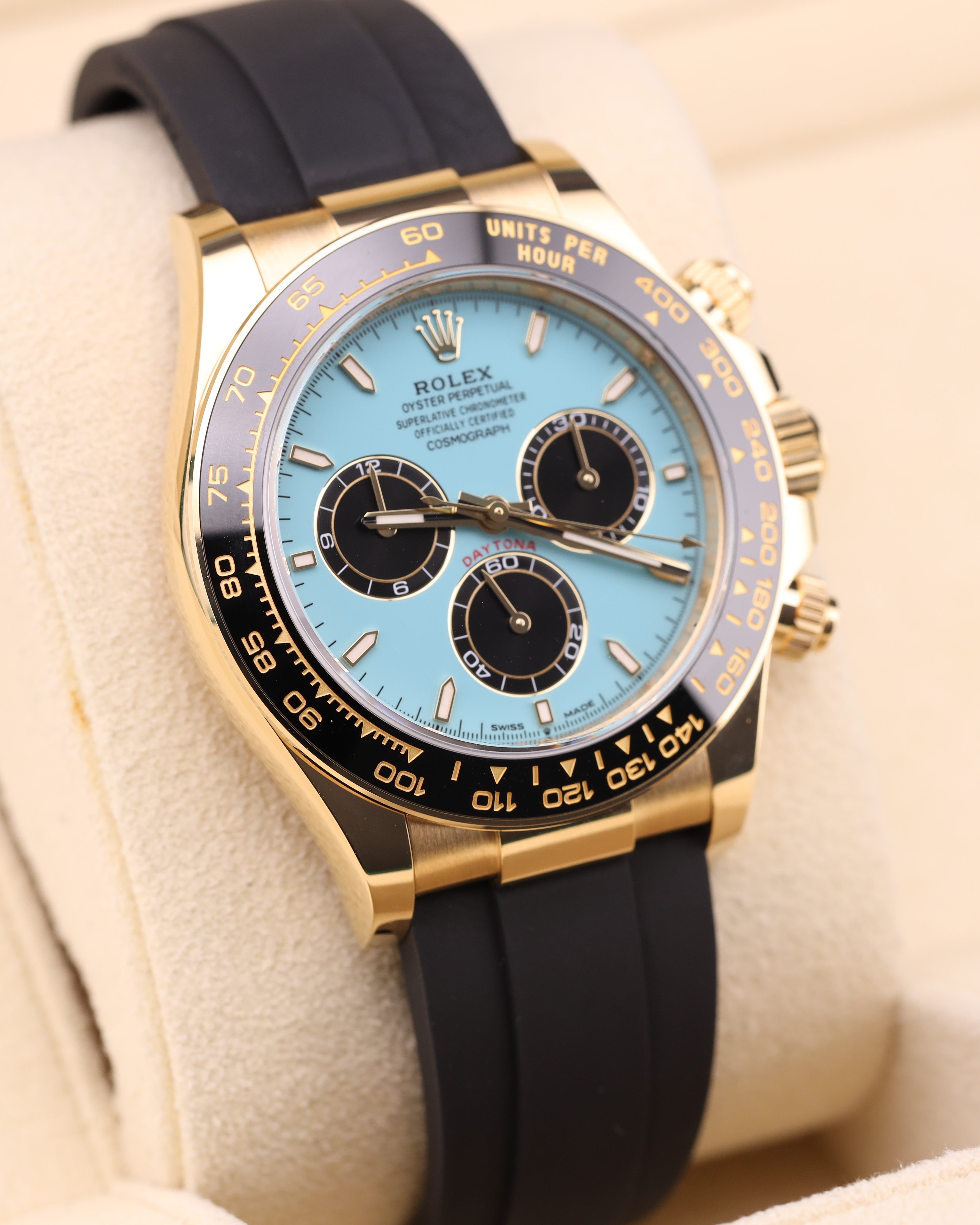 Rolex Daytona Tiffany/Turquoise Blue Dial Oysterflex 126518LN