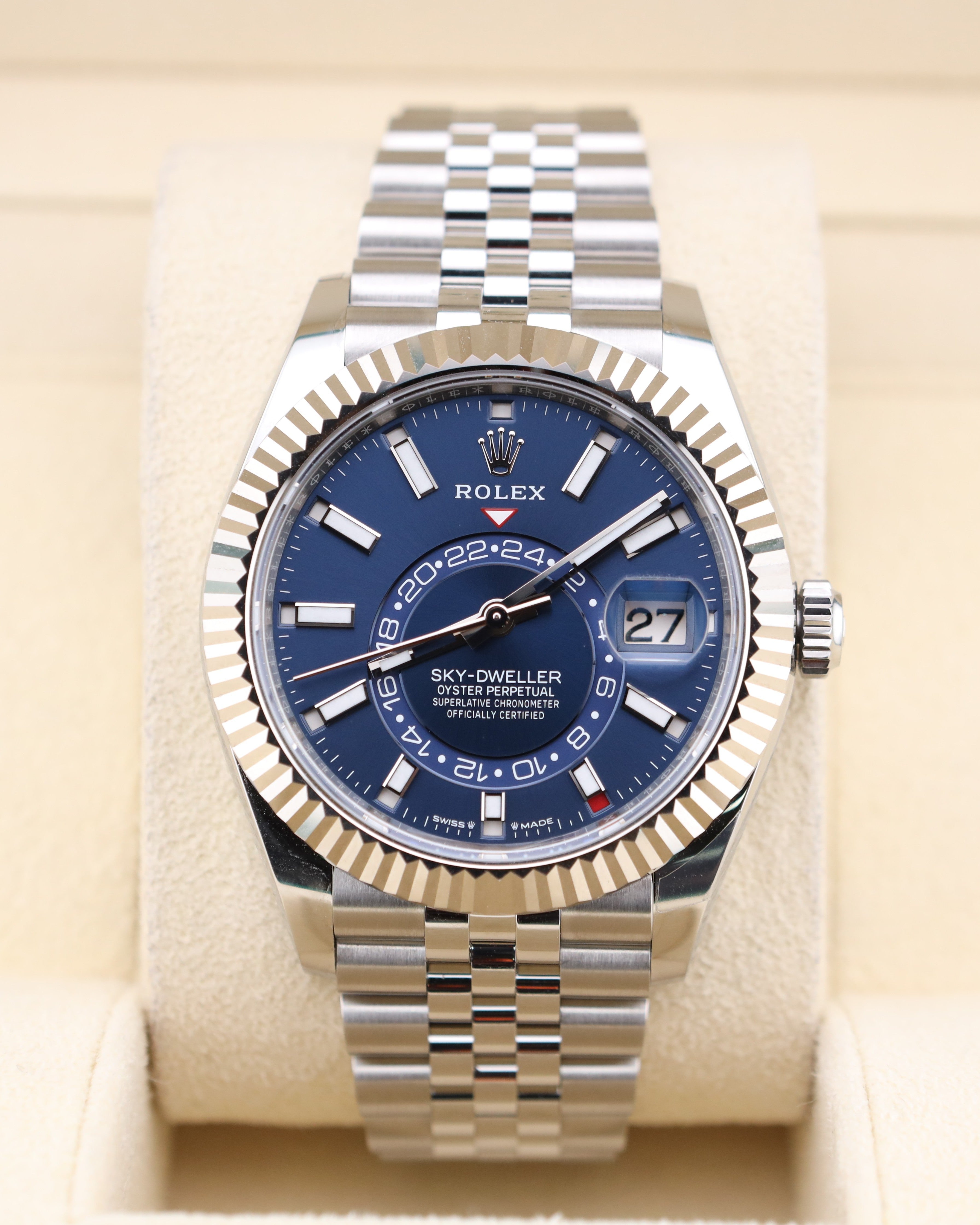 Rolex Sky-Dweller Blue Dial on Jubilee 336934
