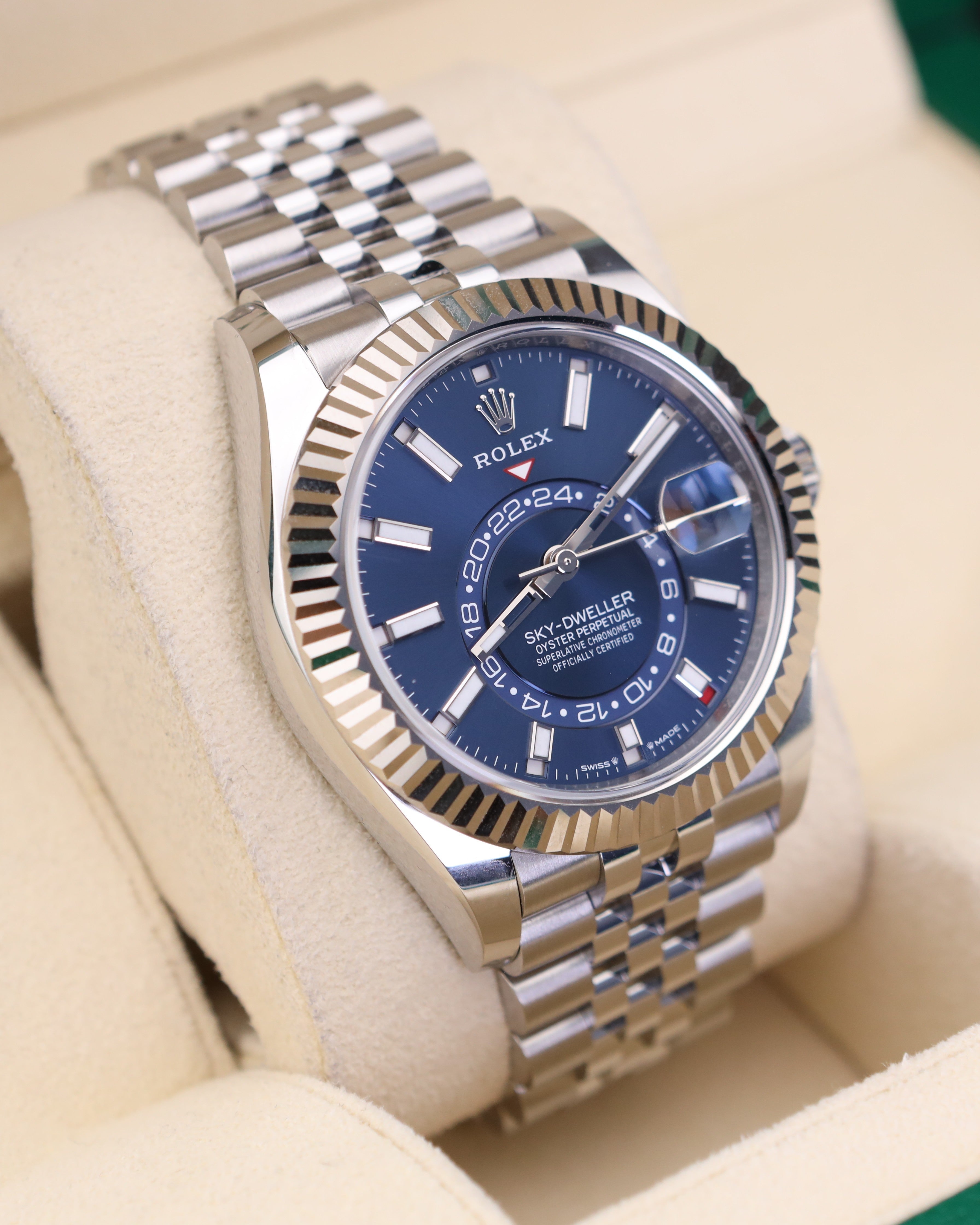 Rolex Sky-Dweller Blue Dial on Jubilee 336934