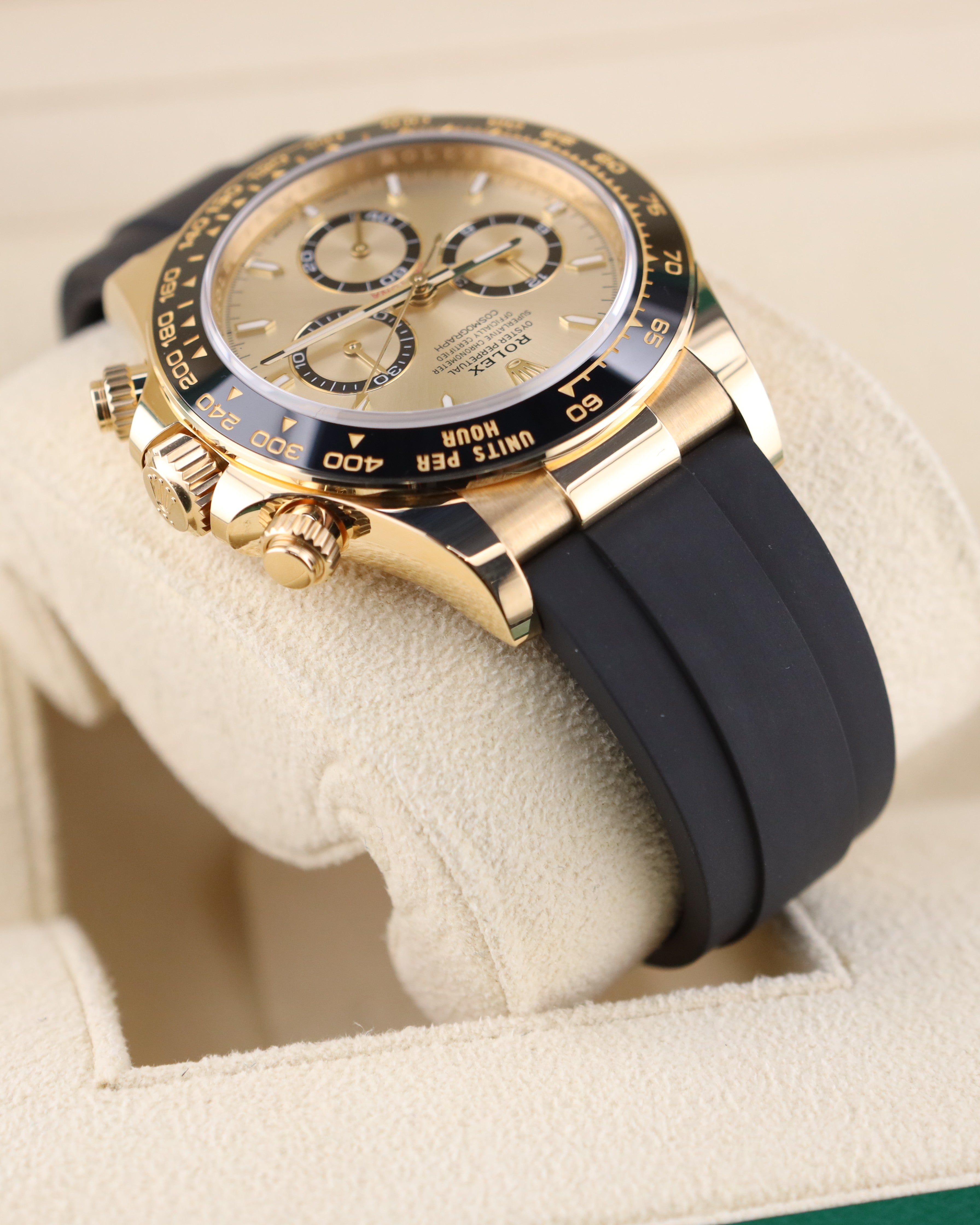 Rolex Daytona Champagne Dial on Oysterflex 126518LN - 2024