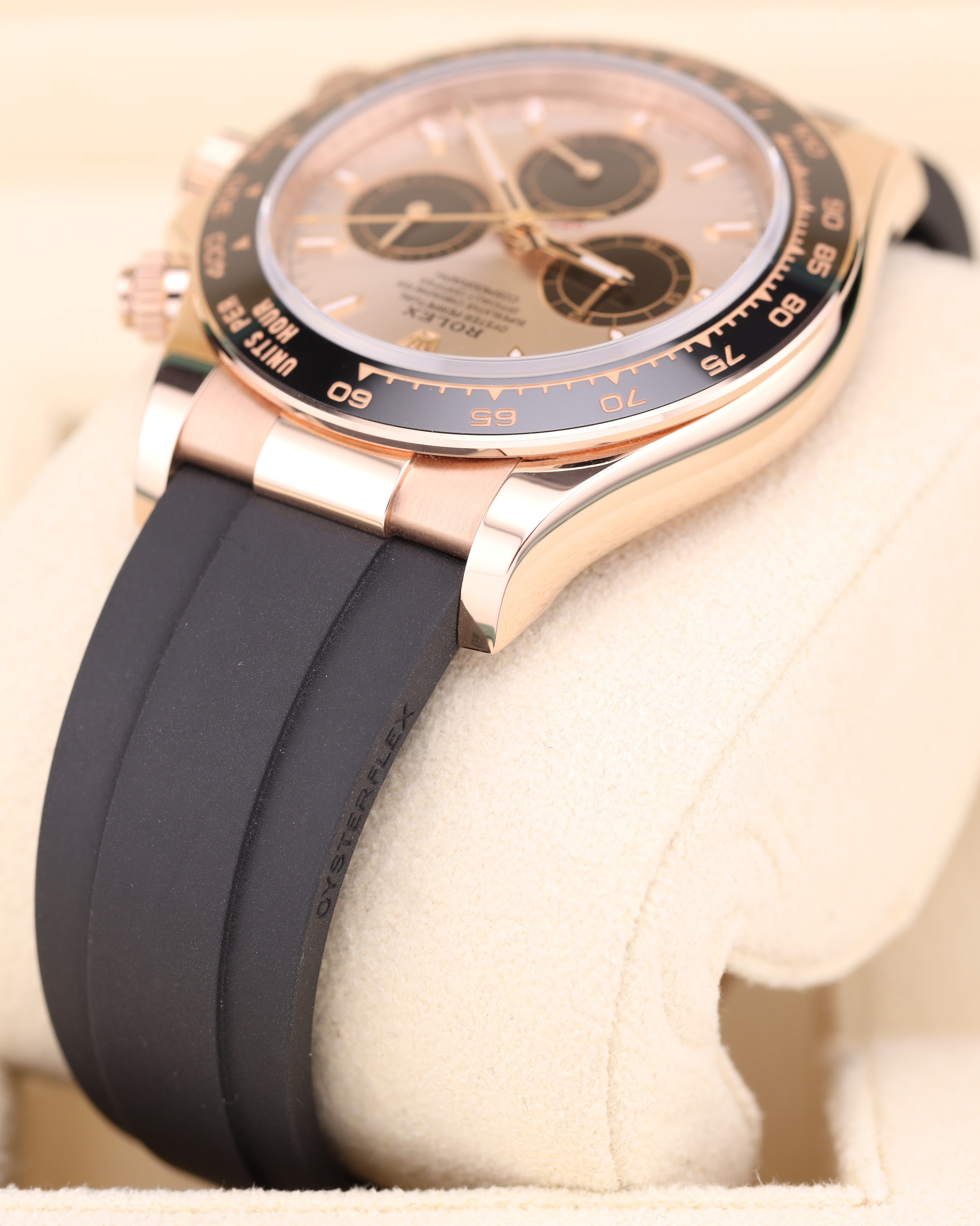 Rolex Daytona Sundust Dial Everose Gold Oysterflex 126515LN