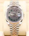 Rolex Datejust 41 Wimbledon Dial Two Tone Rose Gold Jubilee 126331