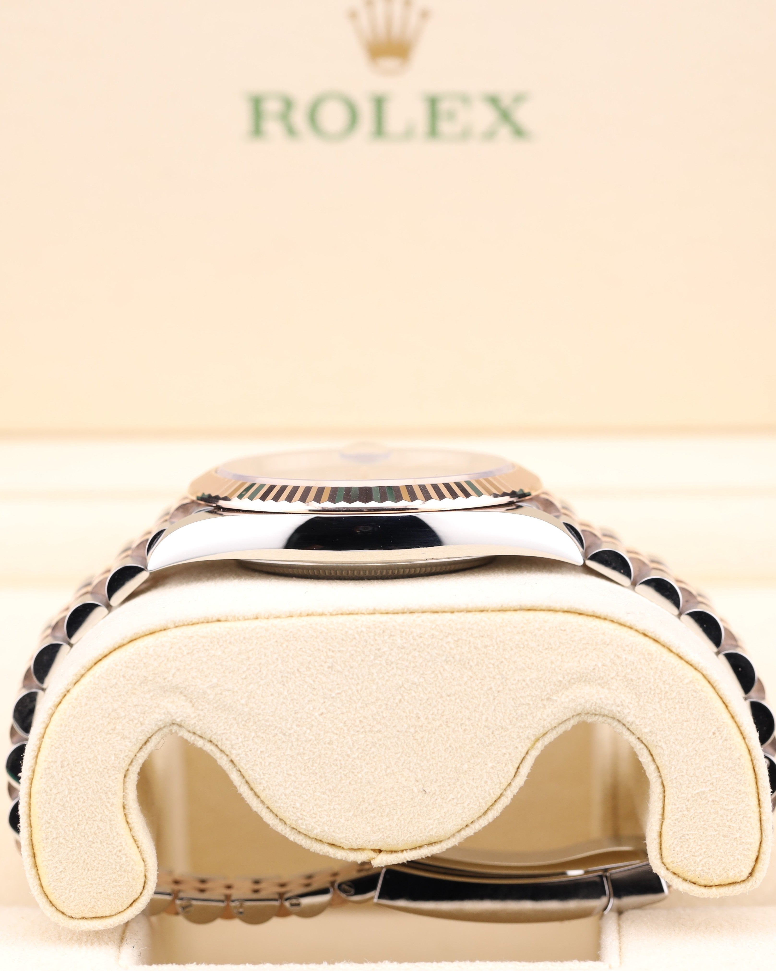 Rolex Datejust 41 Wimbledon Dial Two Tone Rose Gold Jubilee 126331