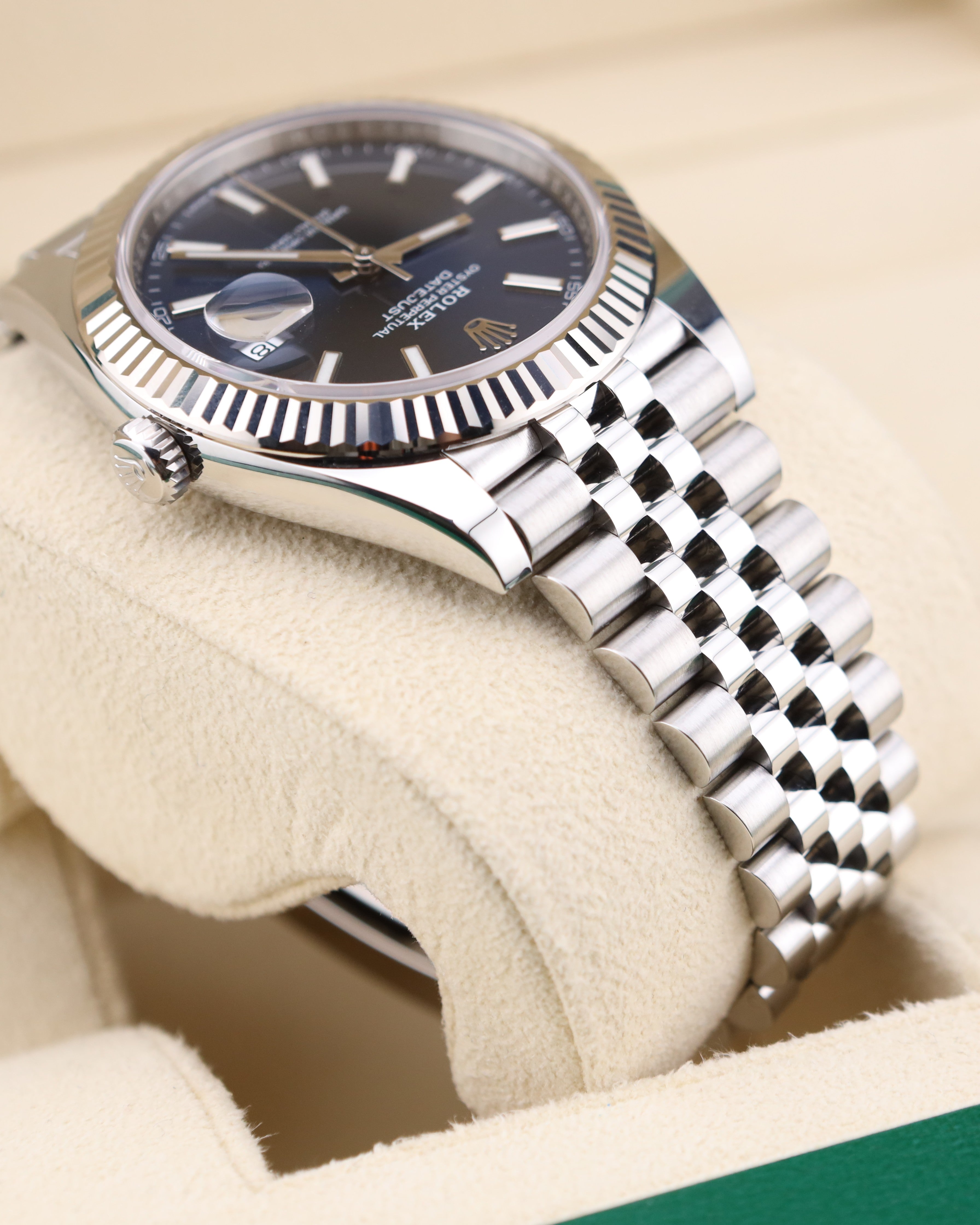 Rolex Datejust 41 Blue Stick Dial on Jubilee 126334
