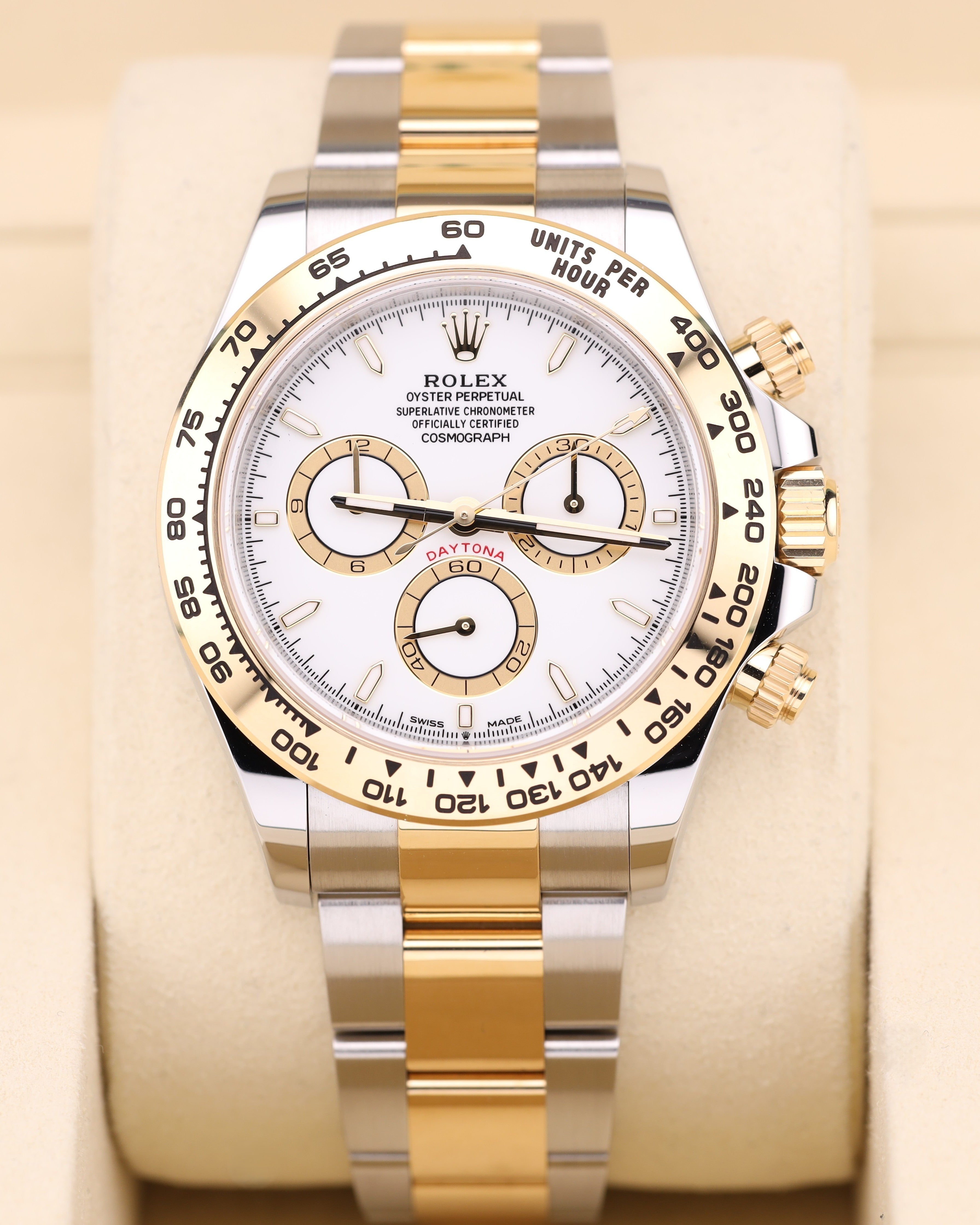 Rolex Daytona White Dial Two Tone on Oyster 126503