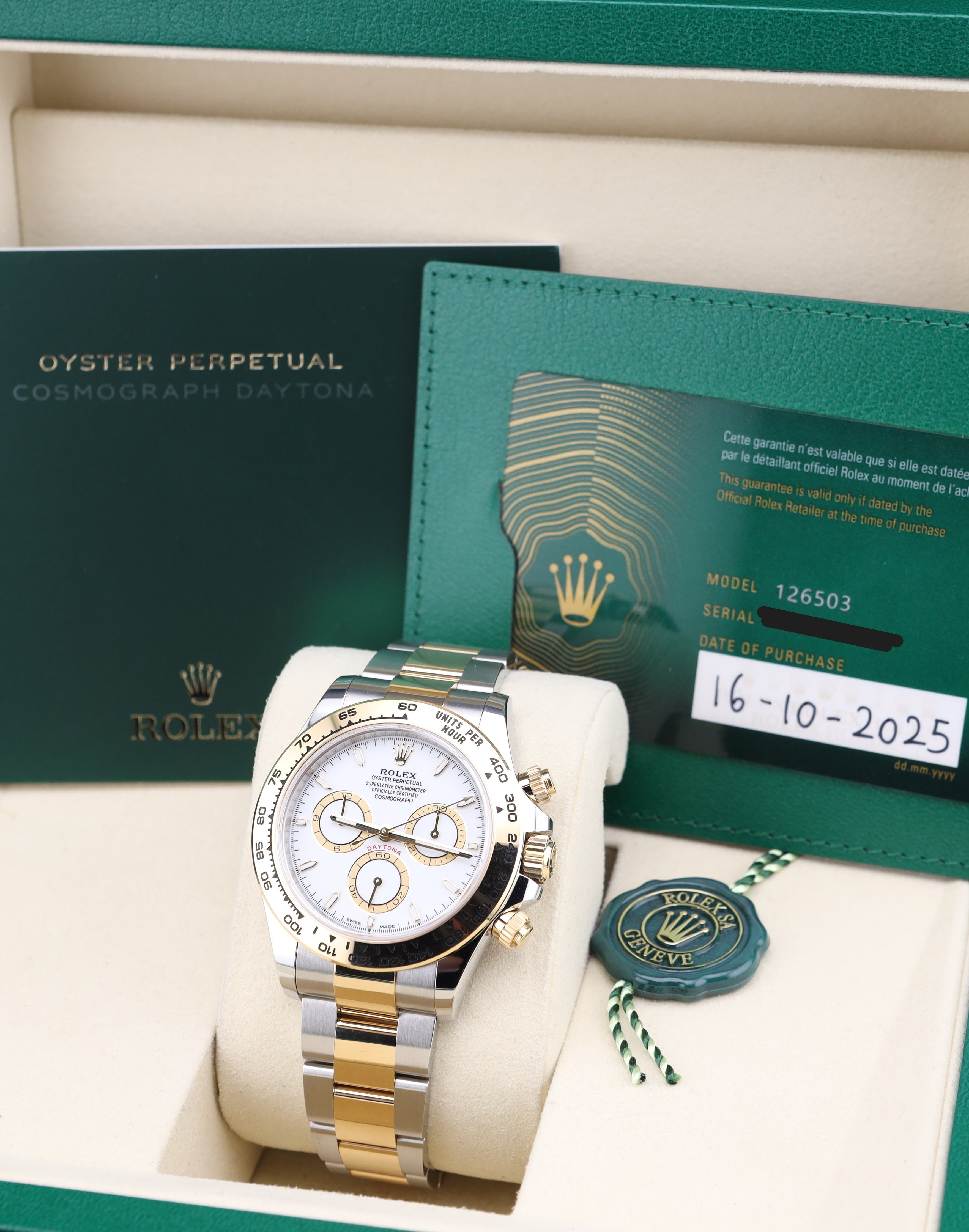 Rolex Daytona White Dial Two Tone Oyster 126503 – MVP Jewelers Miami