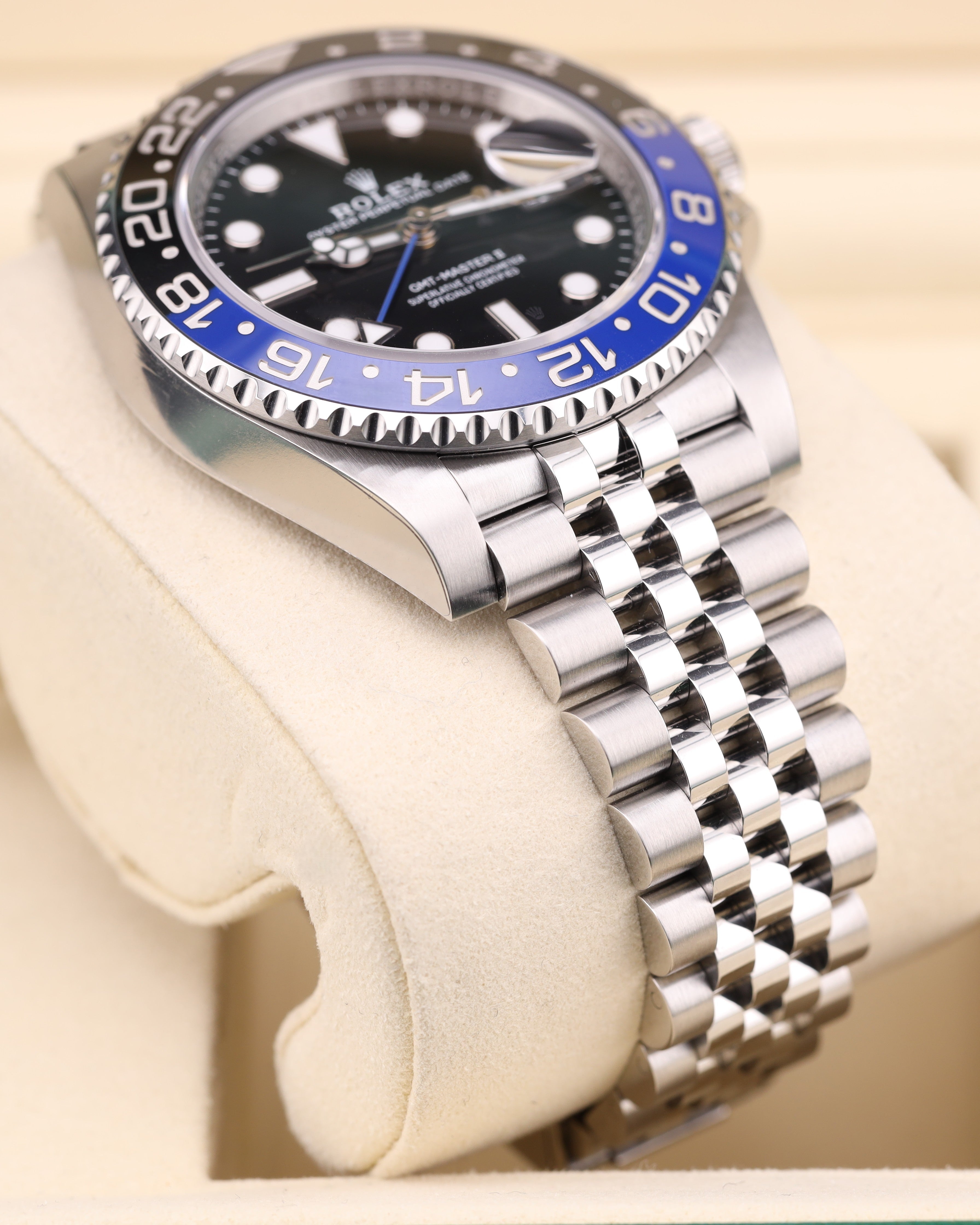 Rolex GMT-Master II Batgirl/Batman Jubilee 126710BLNR Factory Stickers 2026