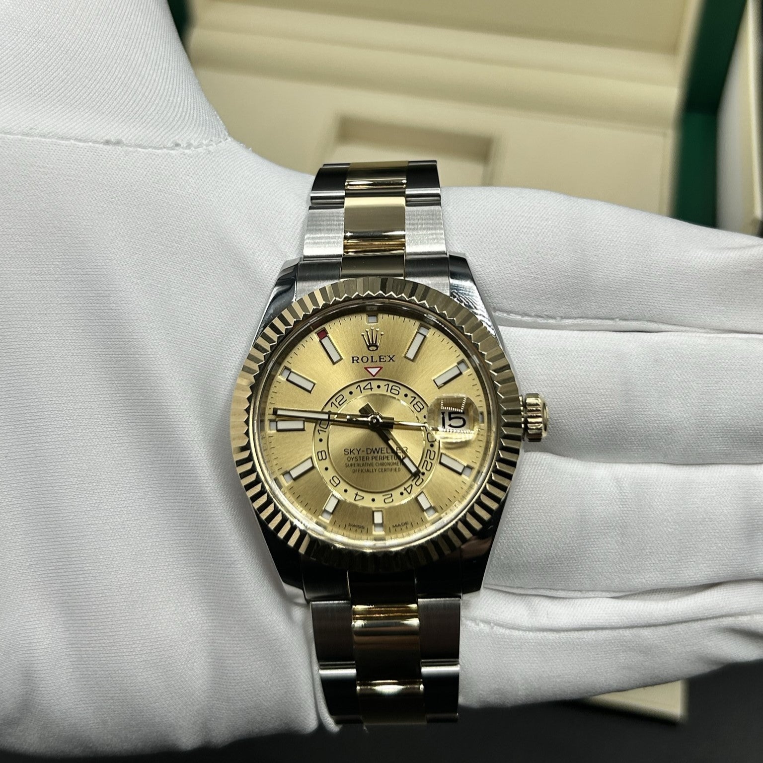 Rolex Sky-Dweller Champagne Dial 326933