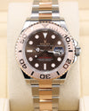 Rolex Yacht-Master 40 Chocolate Dial Two Tone Rose Gold Oyster 126621