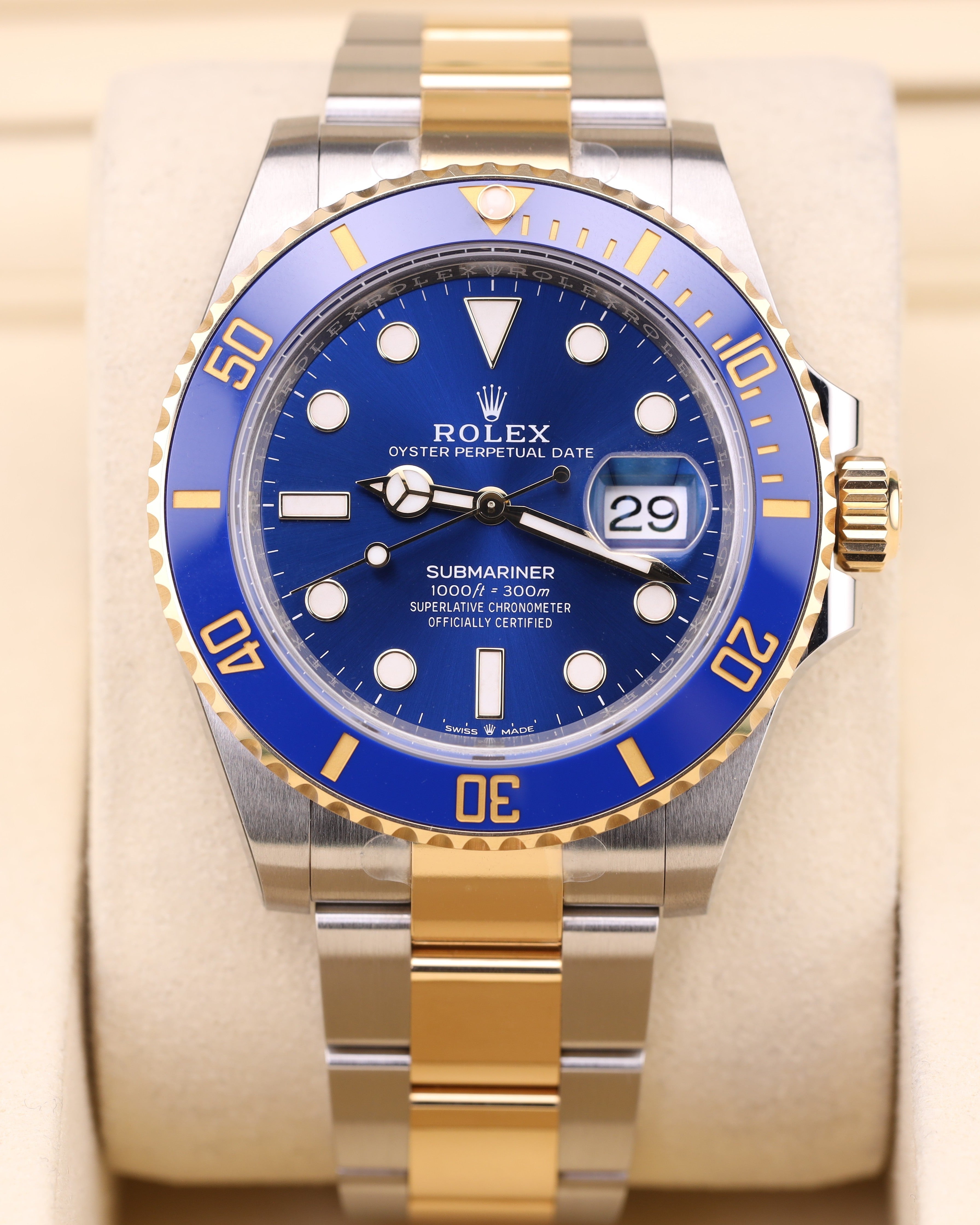 Rolex Submariner Date 41 Bluesy Blue Dial Two Tone Oyster 126613LB