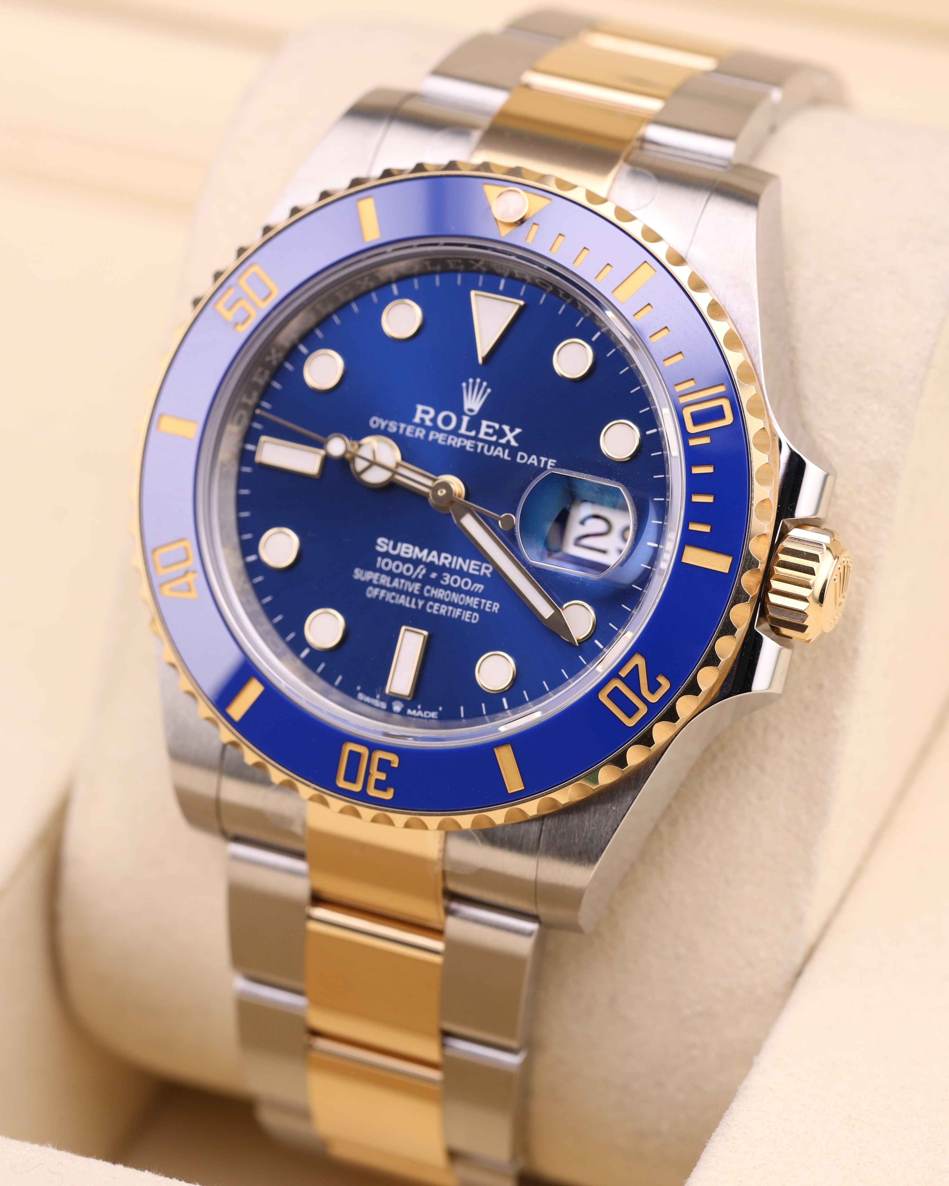 Rolex Submariner Date 41 Bluesy Blue Dial Two Tone Oyster 126613LB