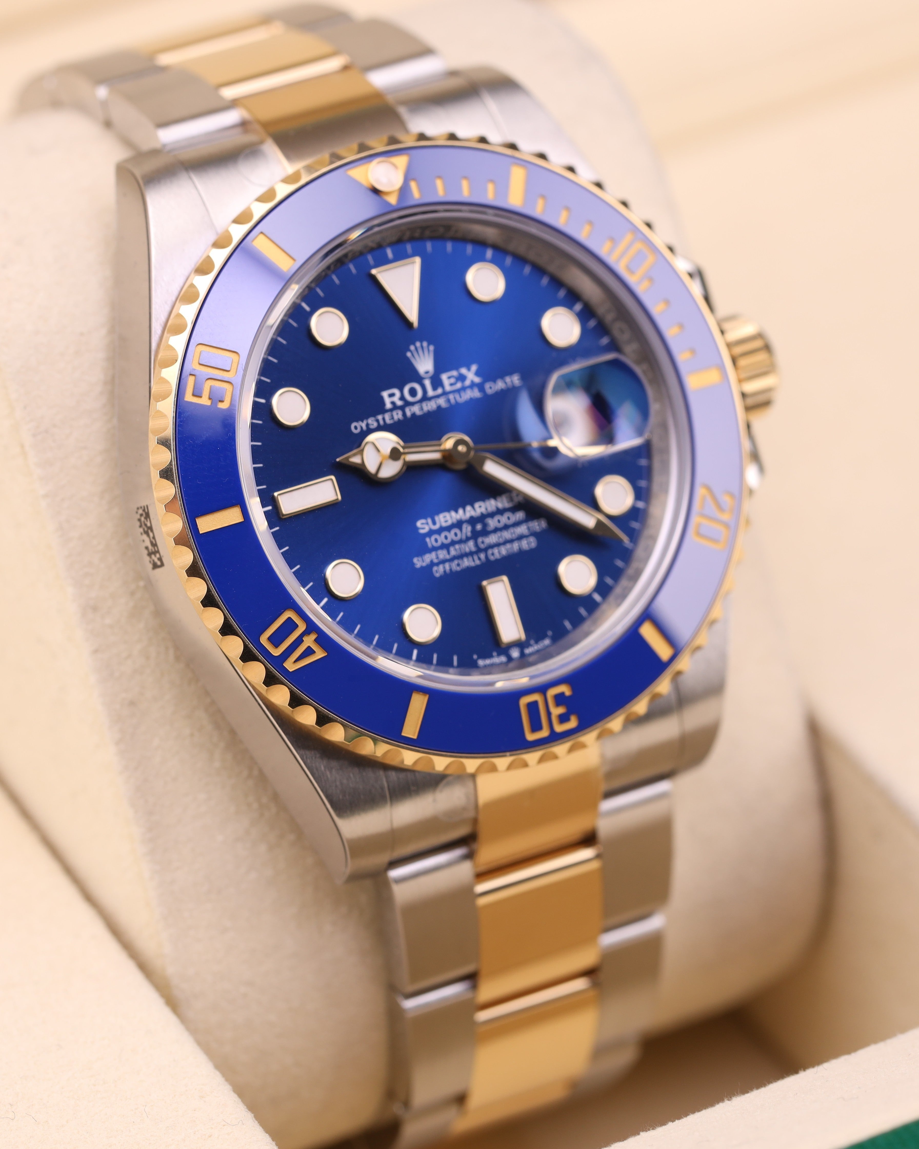 Rolex Submariner Date 41 Bluesy Blue Dial Two Tone Oyster 126613LB