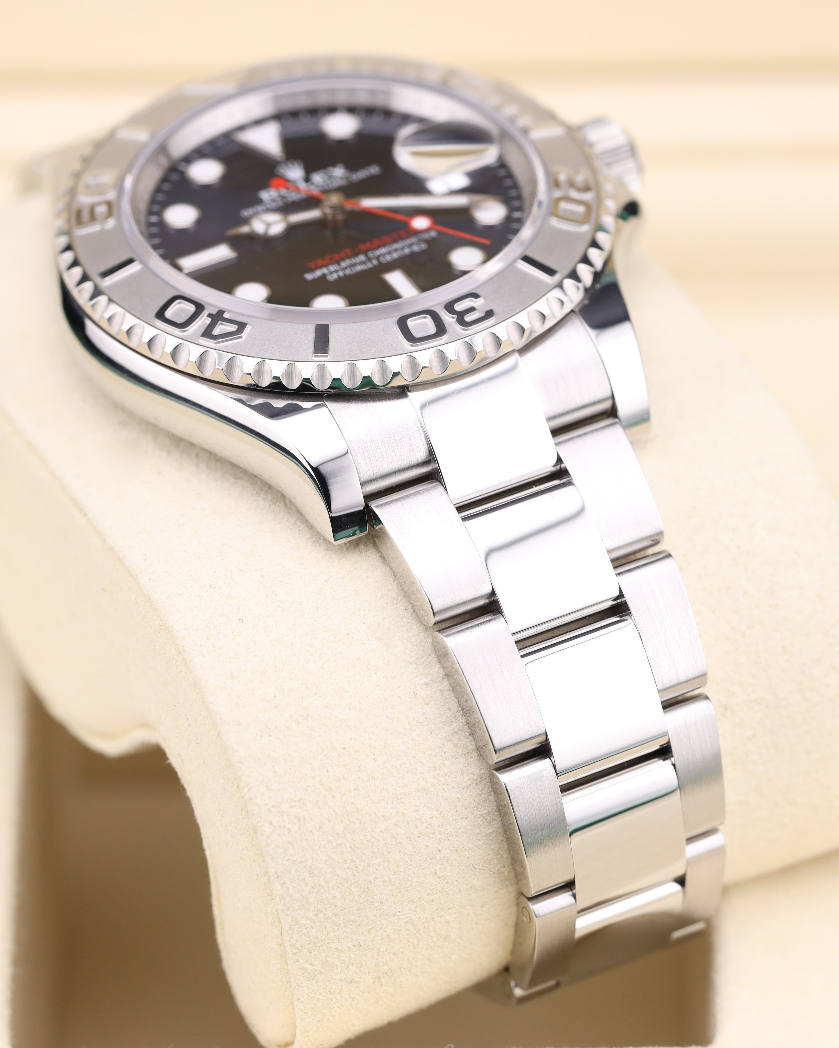 Rolex Yacht-Master 40 Blue Dial Red Hand Steel Oyster 126622