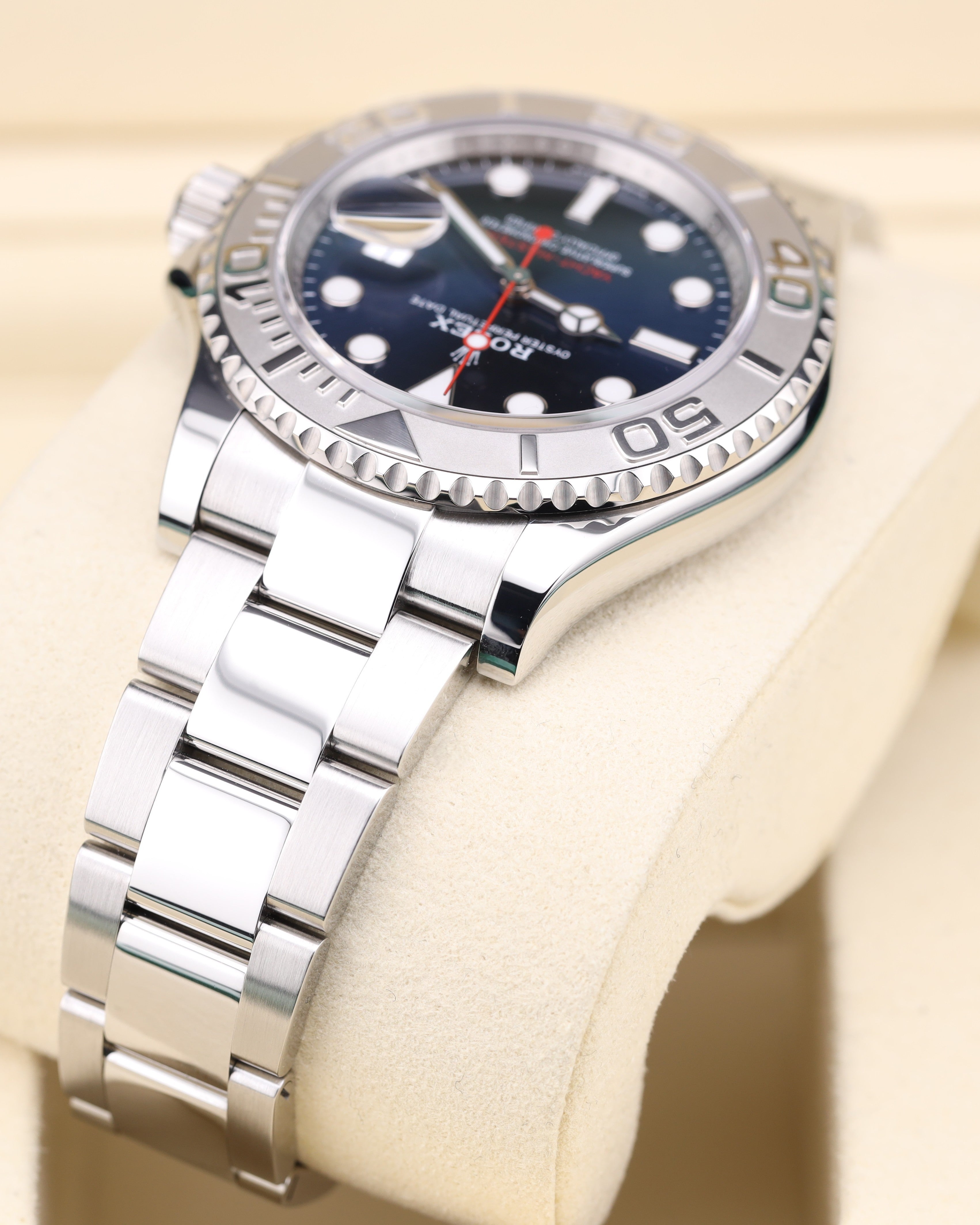 Rolex Yacht-Master 40 Blue Dial Red Hand Steel Oyster 126622