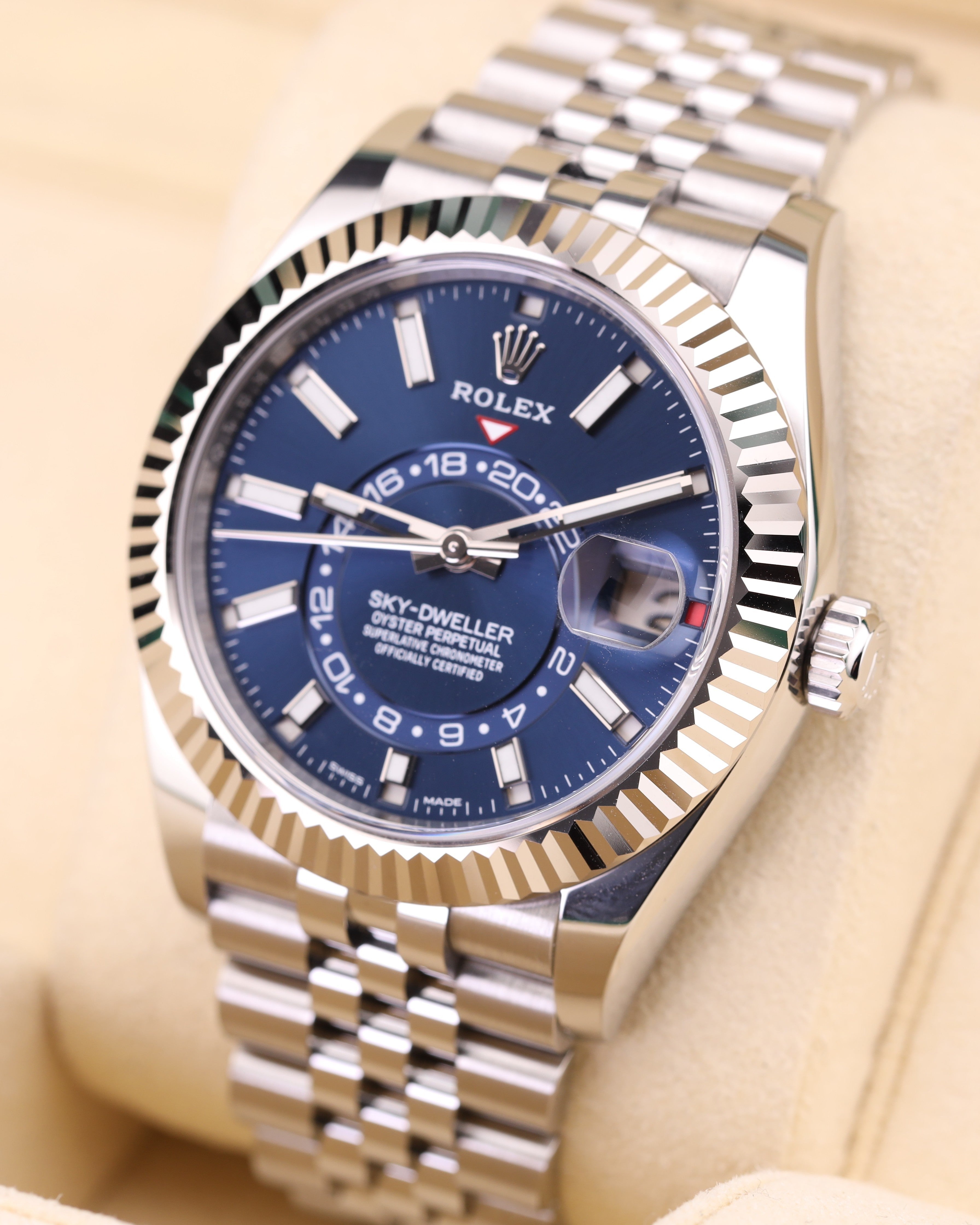 Rolex Sky Dweller Blue Dial on Jubilee 326934