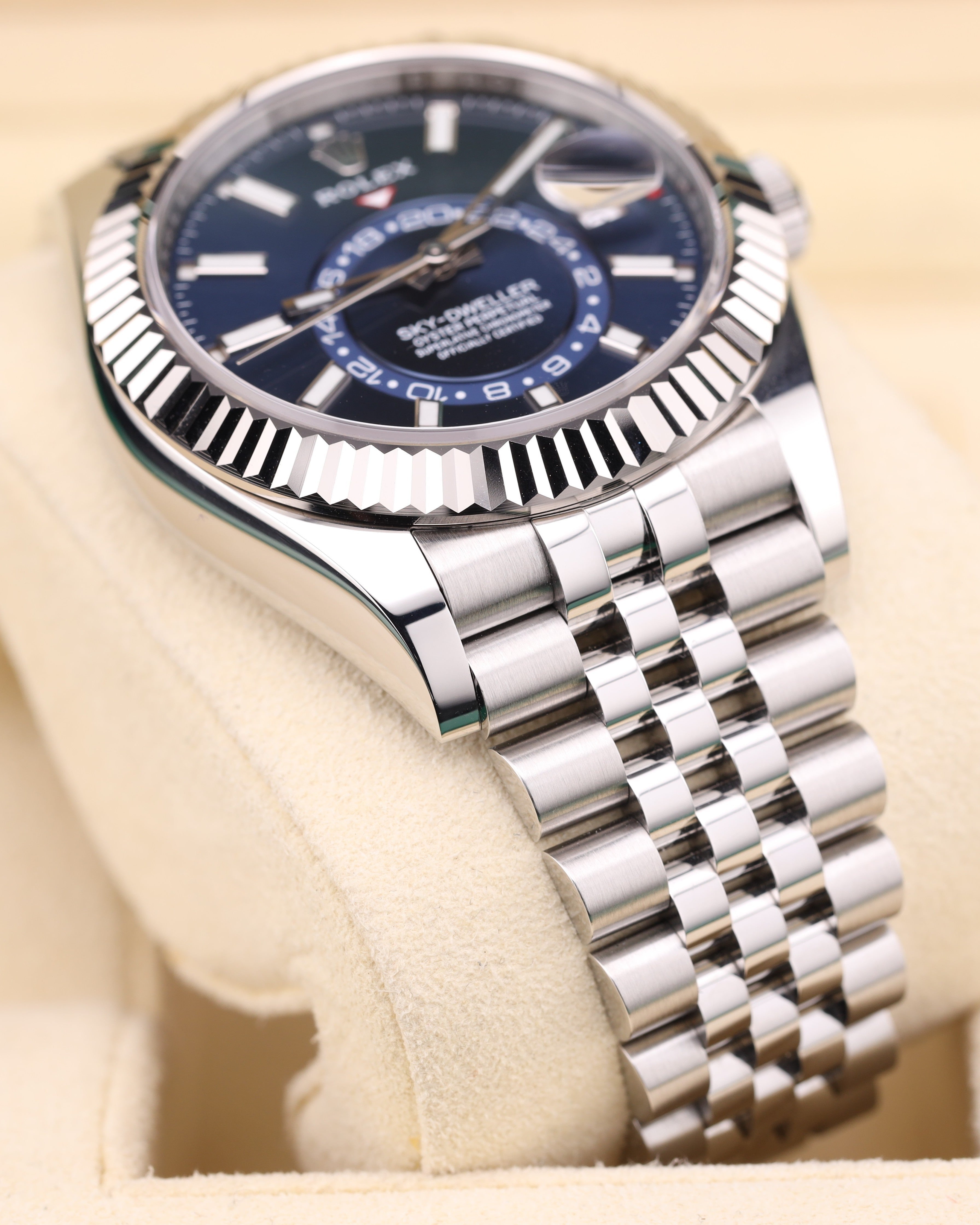 Rolex Sky Dweller Blue Dial on Jubilee 326934