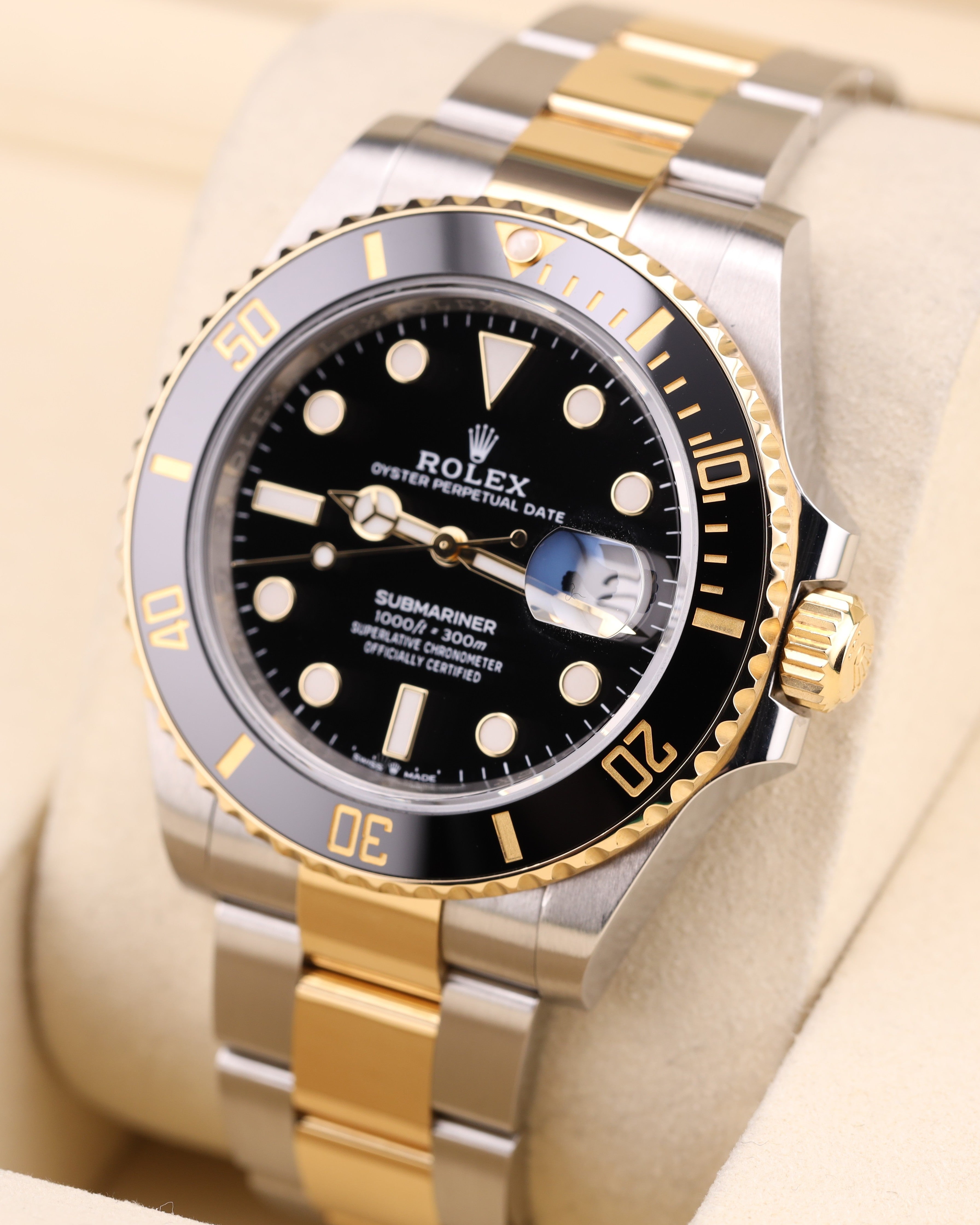 Rolex Submariner Date 41 Black Dial Two Tone Oyster 126613LN