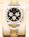 Rolex Daytona Black Diamond Dial Two Tone Oyster 126503