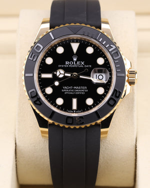 Rolex Yacht-Master 42 Yellow Gold Black Dial Oysterflex 226658