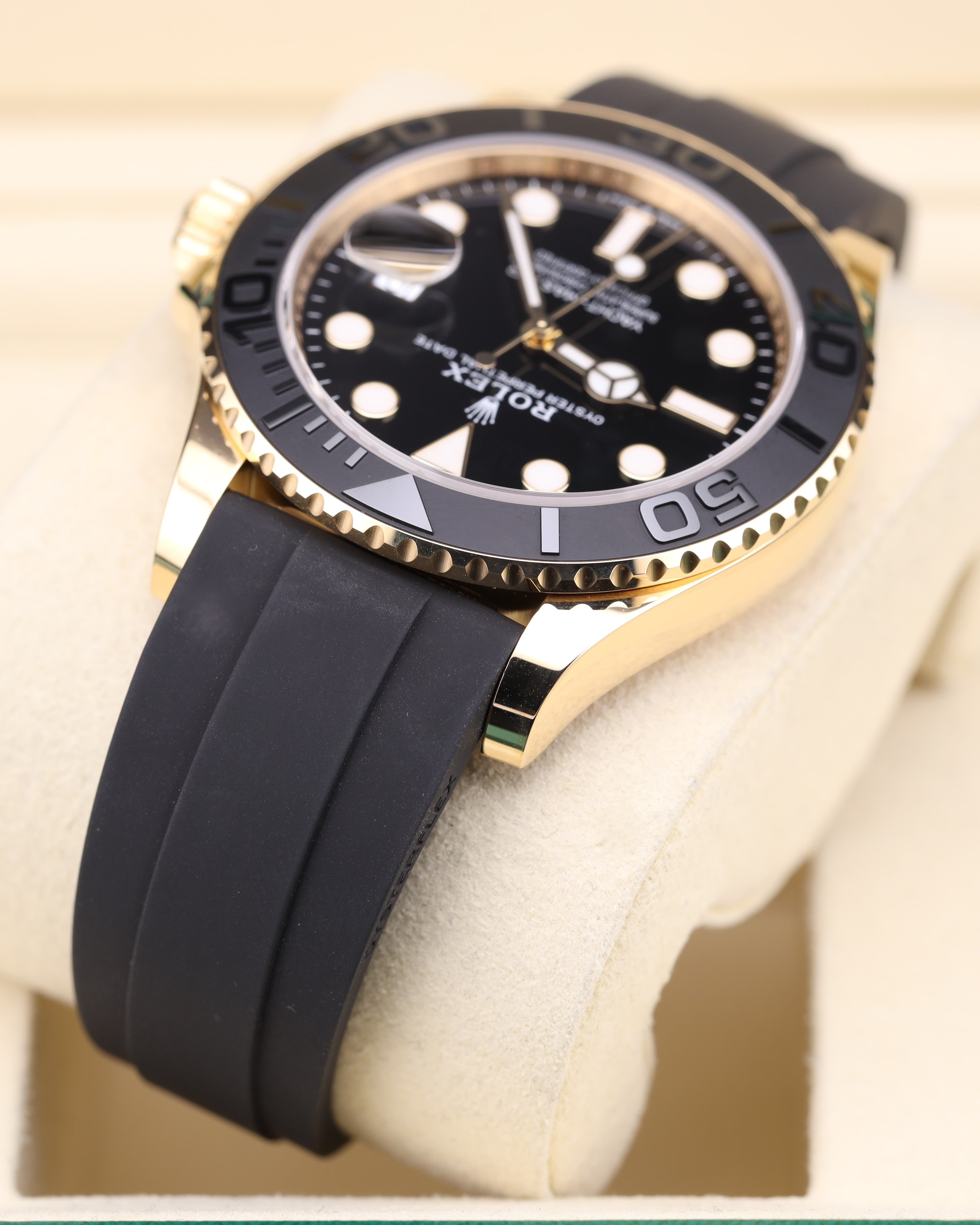 Rolex Yacht-Master 42 Yellow Gold Black Dial Oysterflex 226658 - 2026