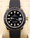 Rolex Yacht-Master 42 18k Yellow Gold Black Dial Oysterflex 226658
