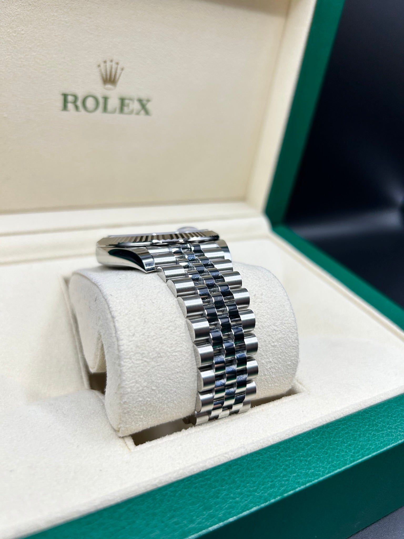 Rolex Datejust 41 Slate Rhodium Diamond Dial 126334