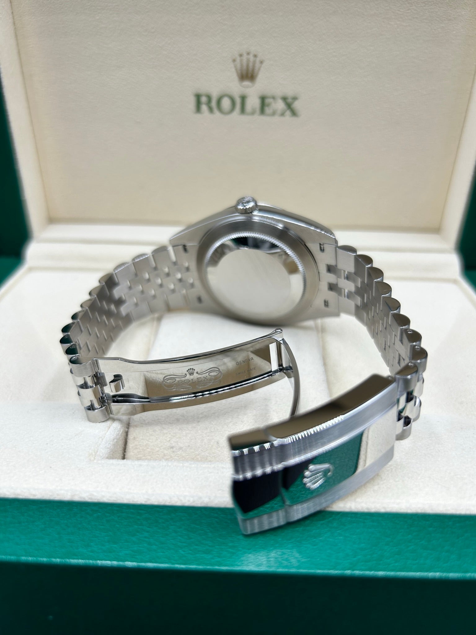 Rolex Datejust 41 Slate Rhodium Diamond Dial 126334