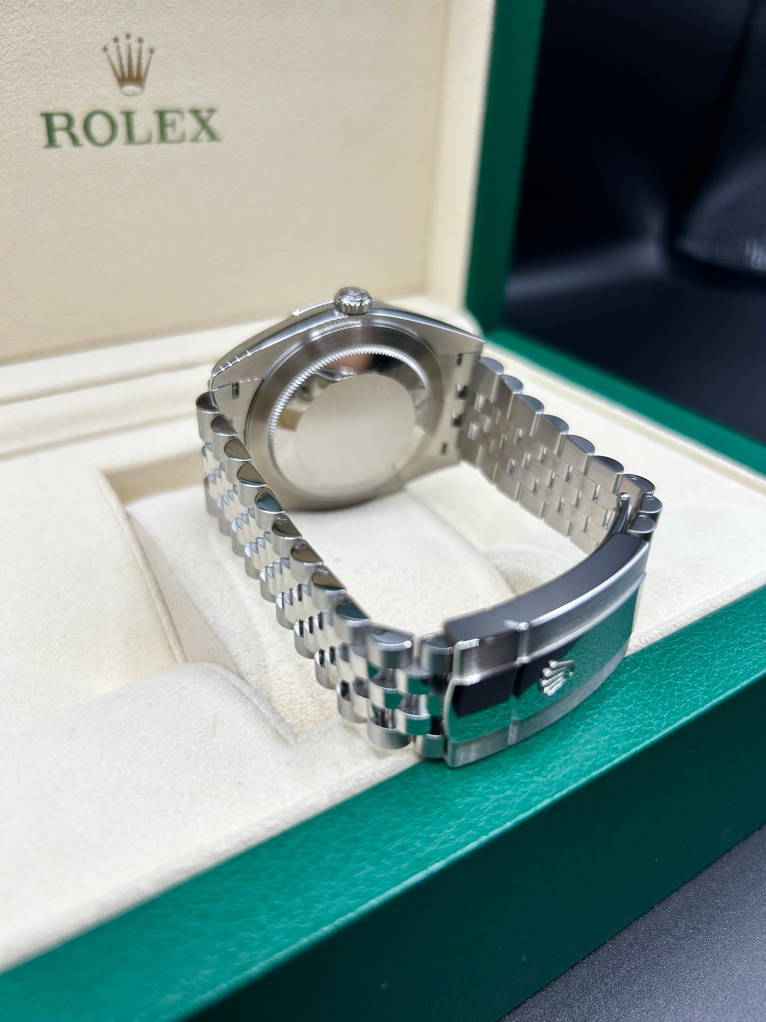 Rolex Datejust 41 Slate Rhodium Diamond Dial 126334