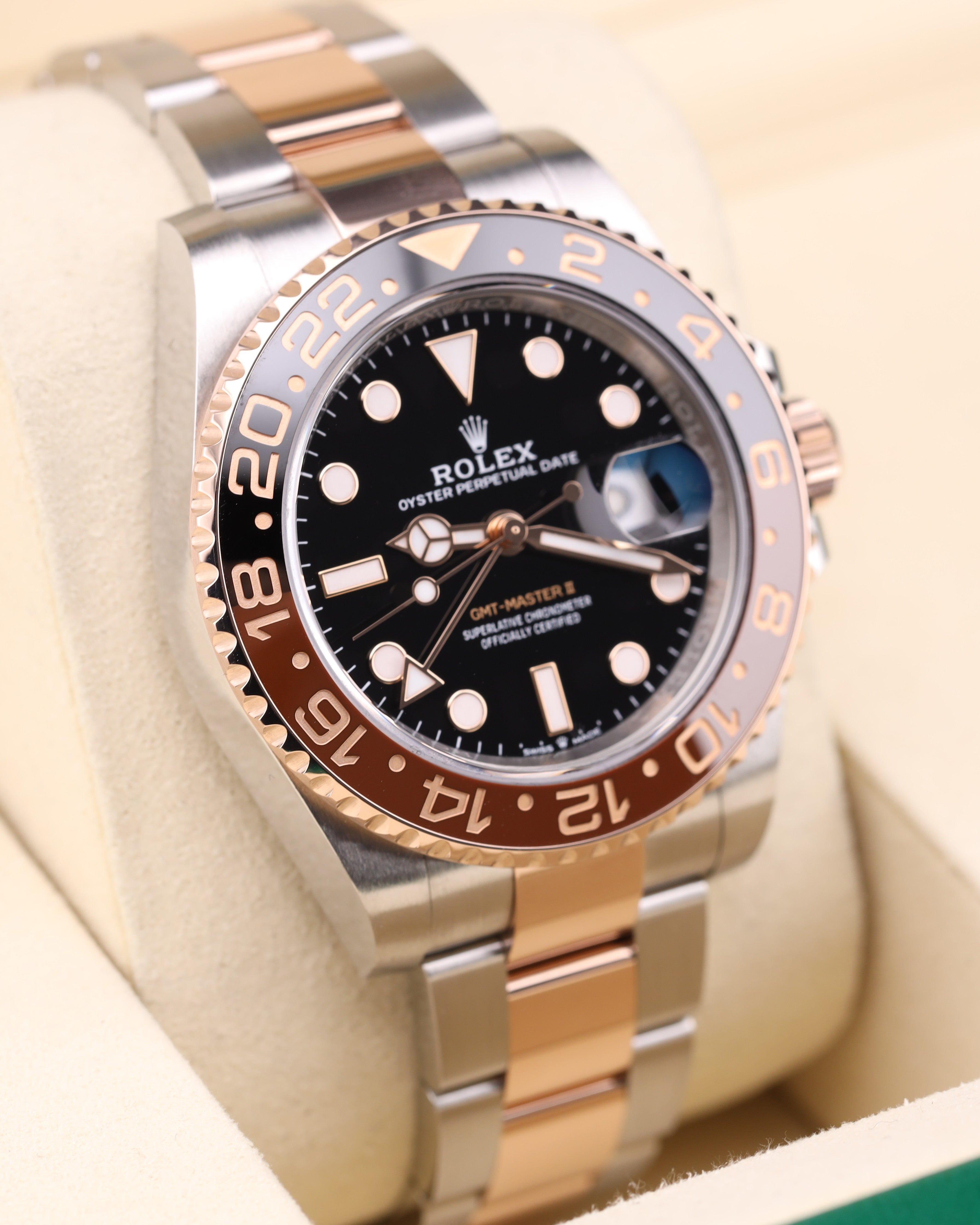 Rolex GMT-Master II Rootbeer Two Tone Rose Gold 126711CHNR - 2024