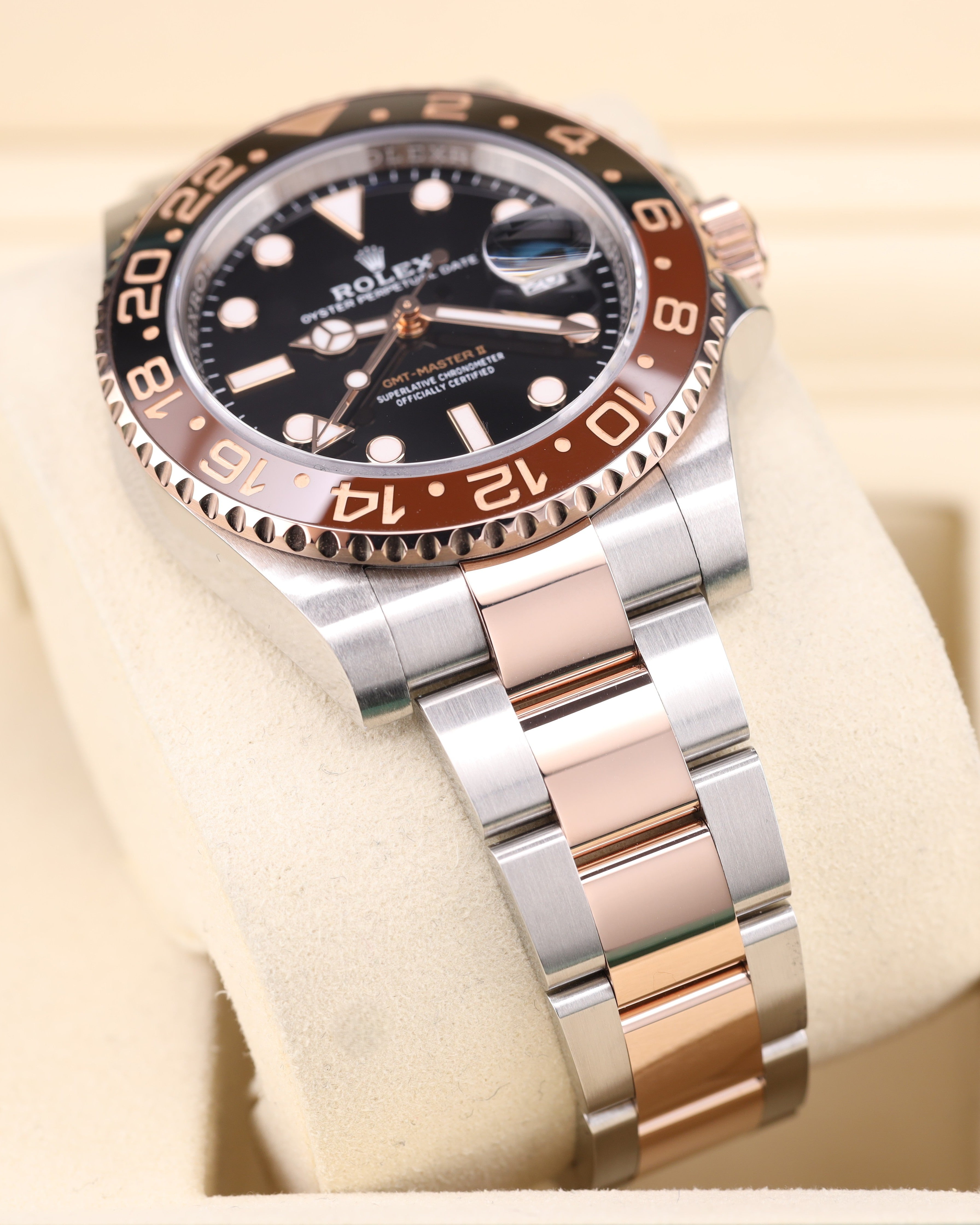 Rolex GMT-Master II Rootbeer Two Tone Rose Gold 126711CHNR - 2024