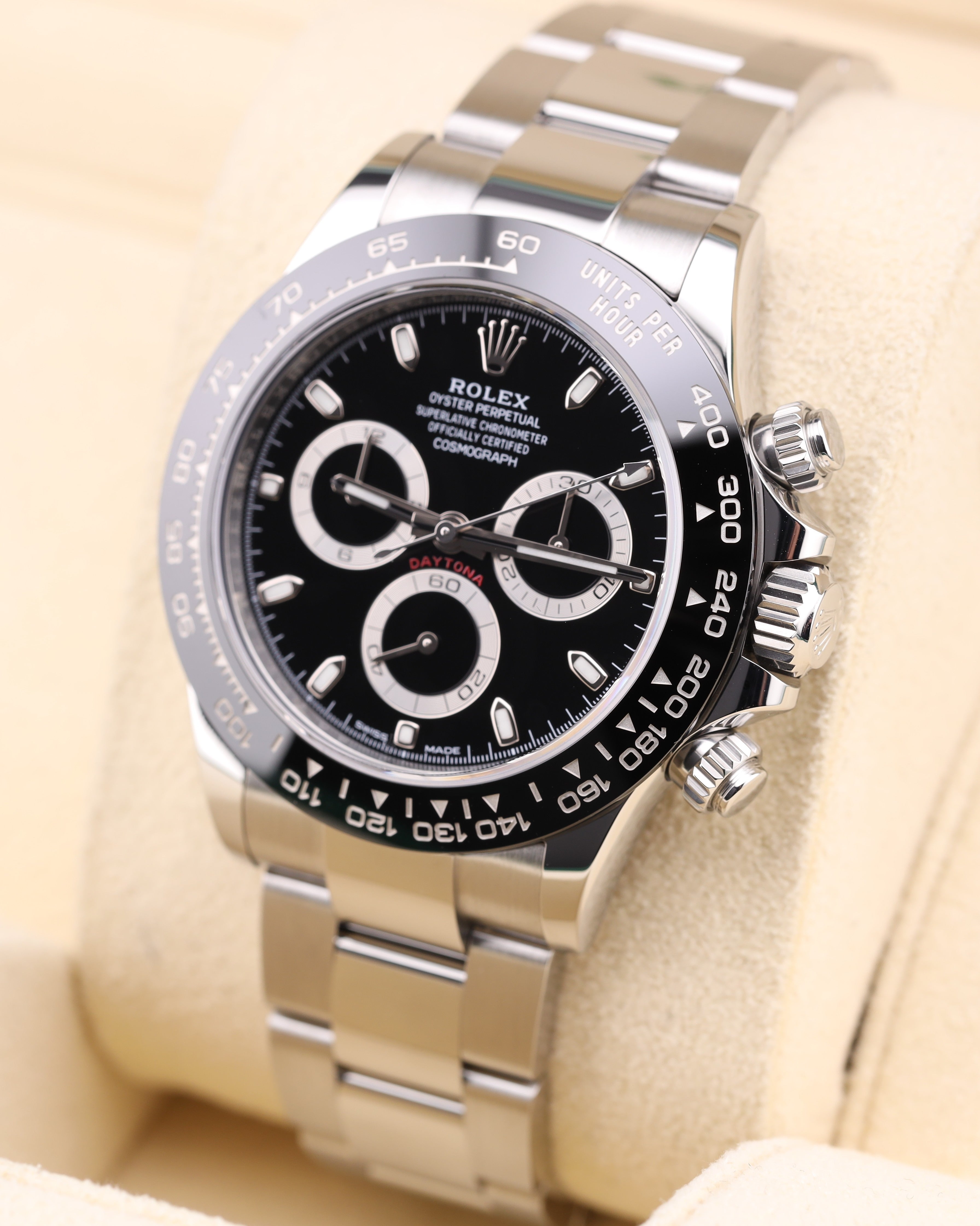 Rolex Daytona Black Dial Black Bezel Oyster 116500LN 2023 Full Set