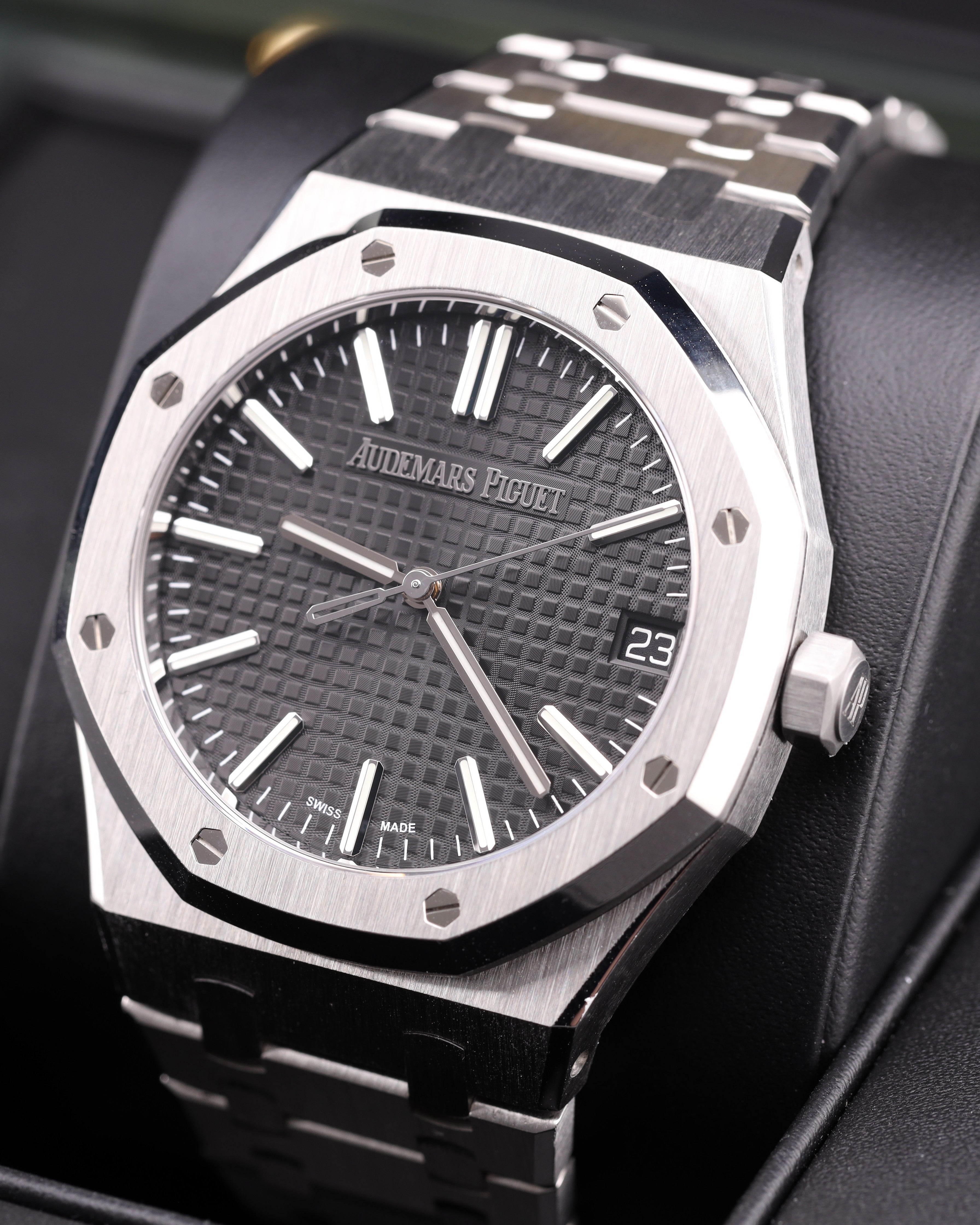 Audemars Piguet Royal Oak Black Dial Stainless Steel 15510ST.OO.1320ST.07