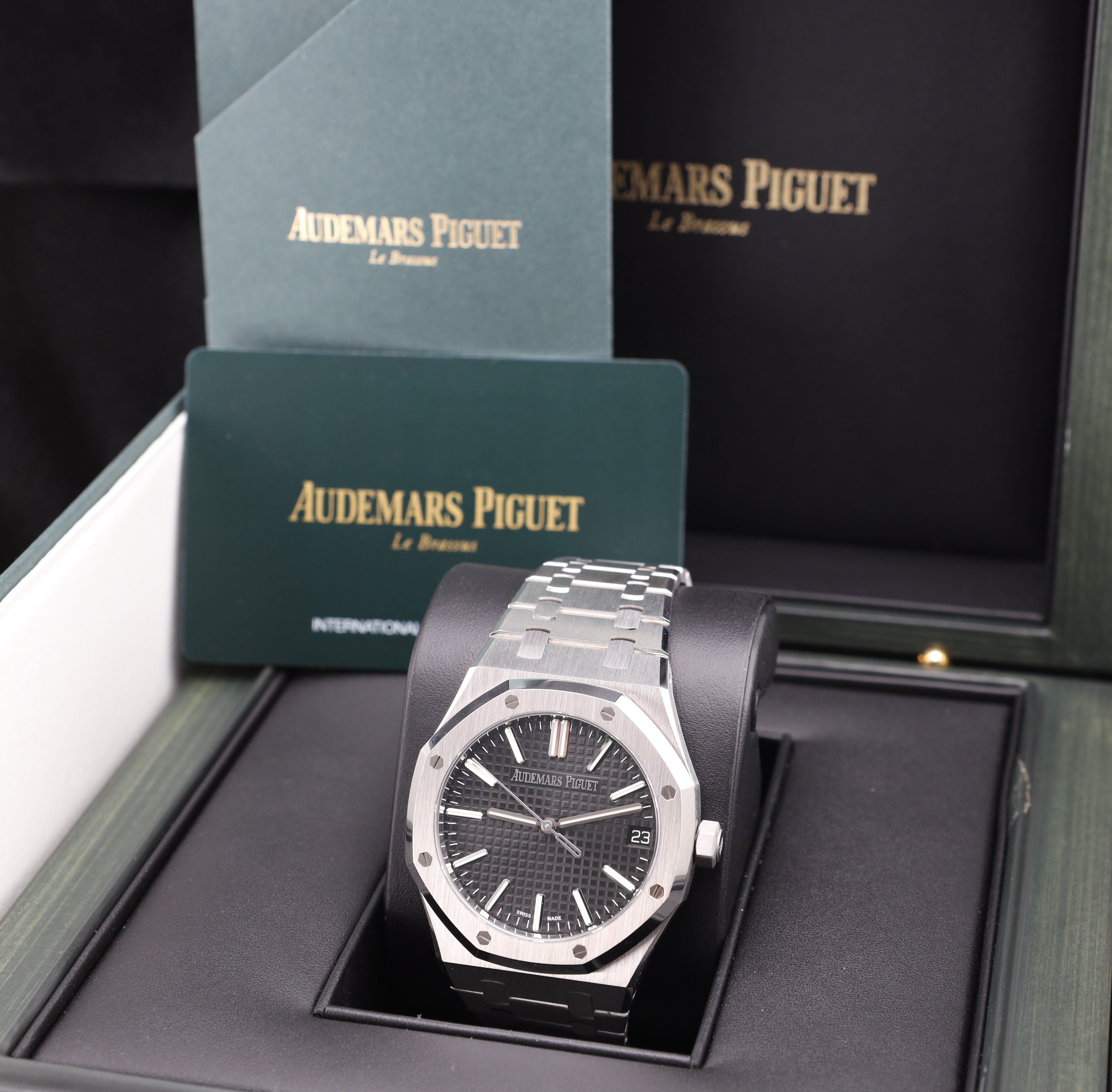 Audemars Piguet Royal Oak Black Dial Stainless Steel 15510ST.OO.1320ST.07