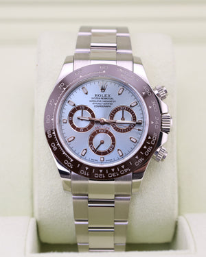 Rolex Daytona
Platinum Ice Blue Platona 116506 