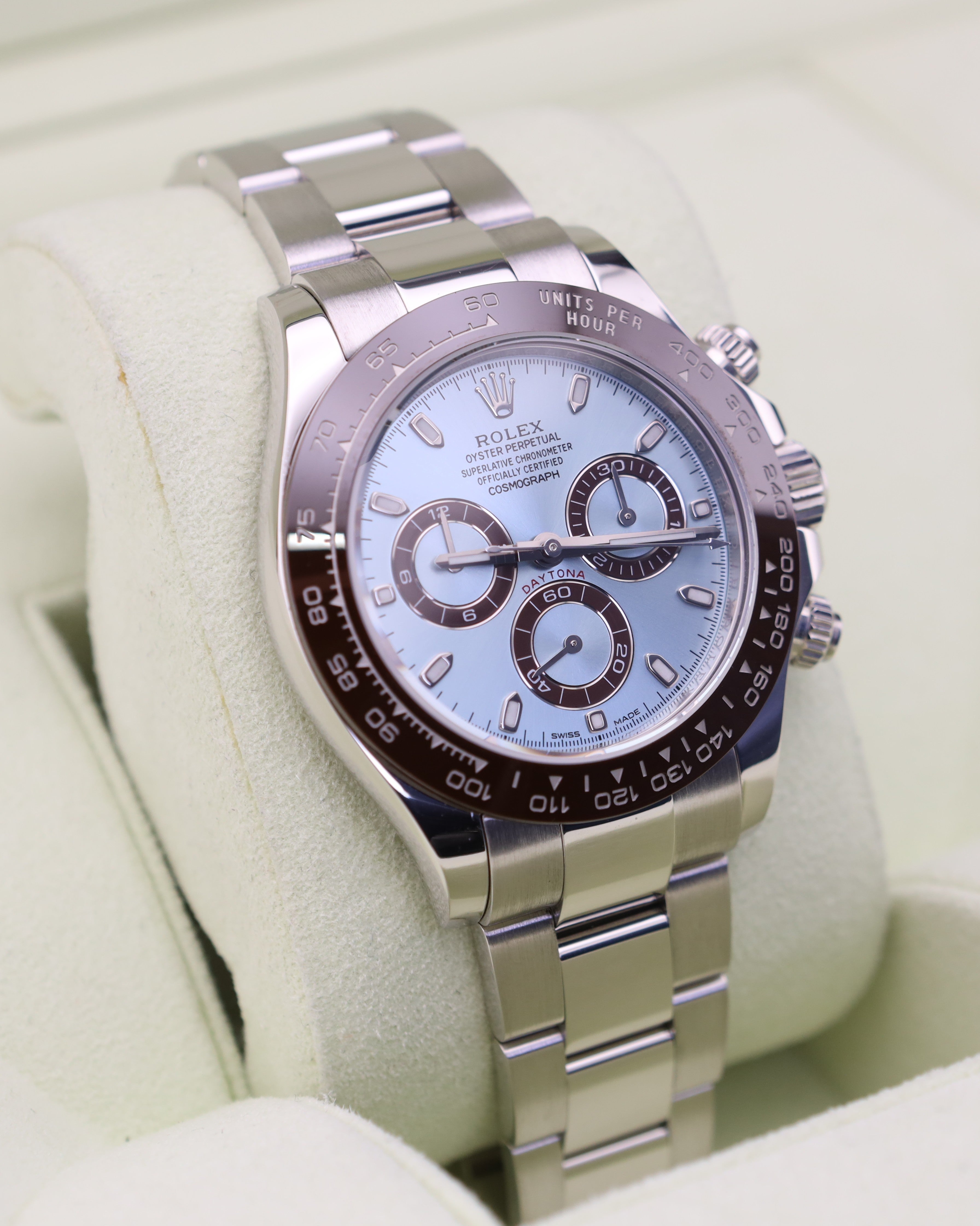 Rolex Daytona Platinum Ice Blue Platona 116506