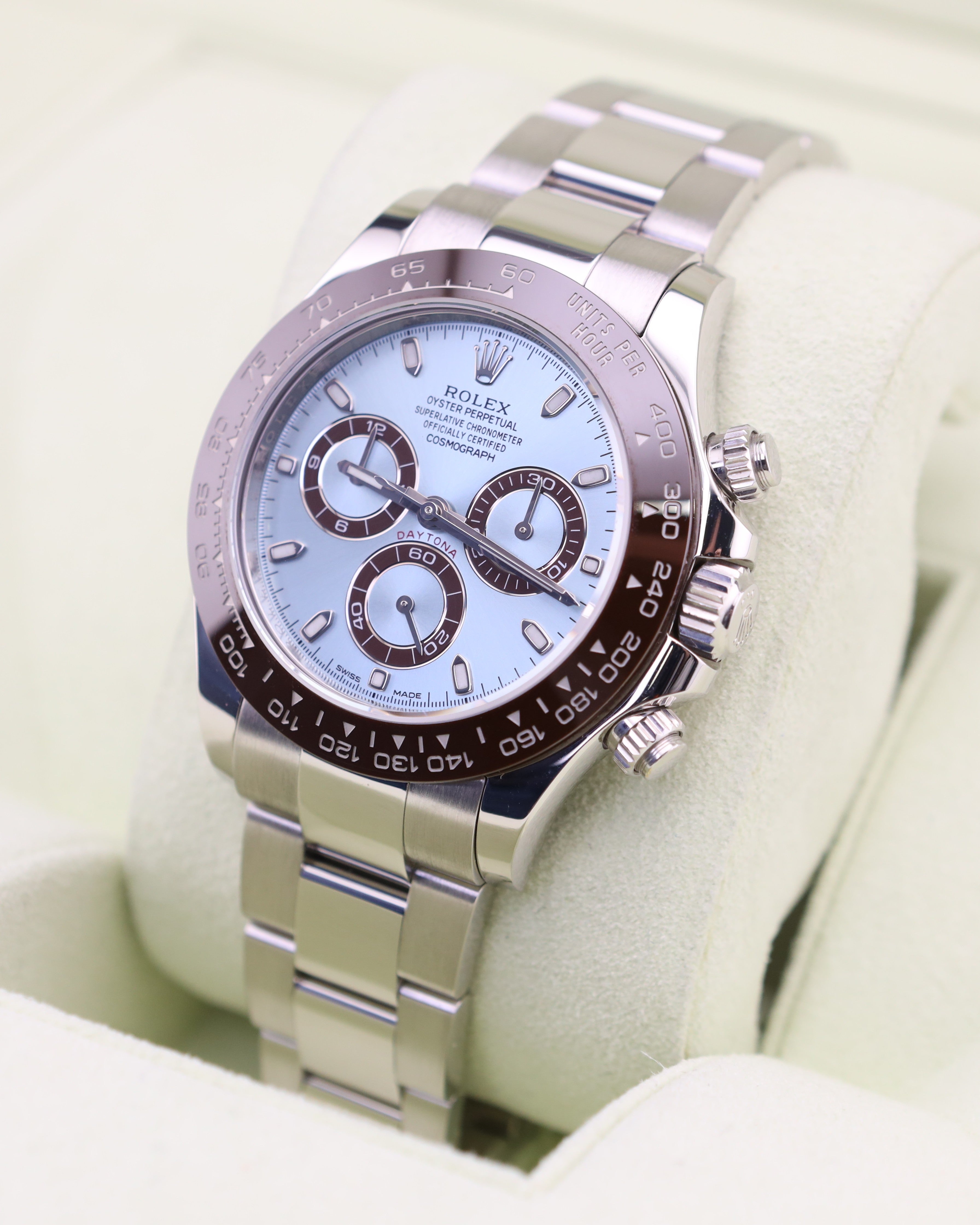 Rolex Daytona Platinum Ice Blue Platona 116506