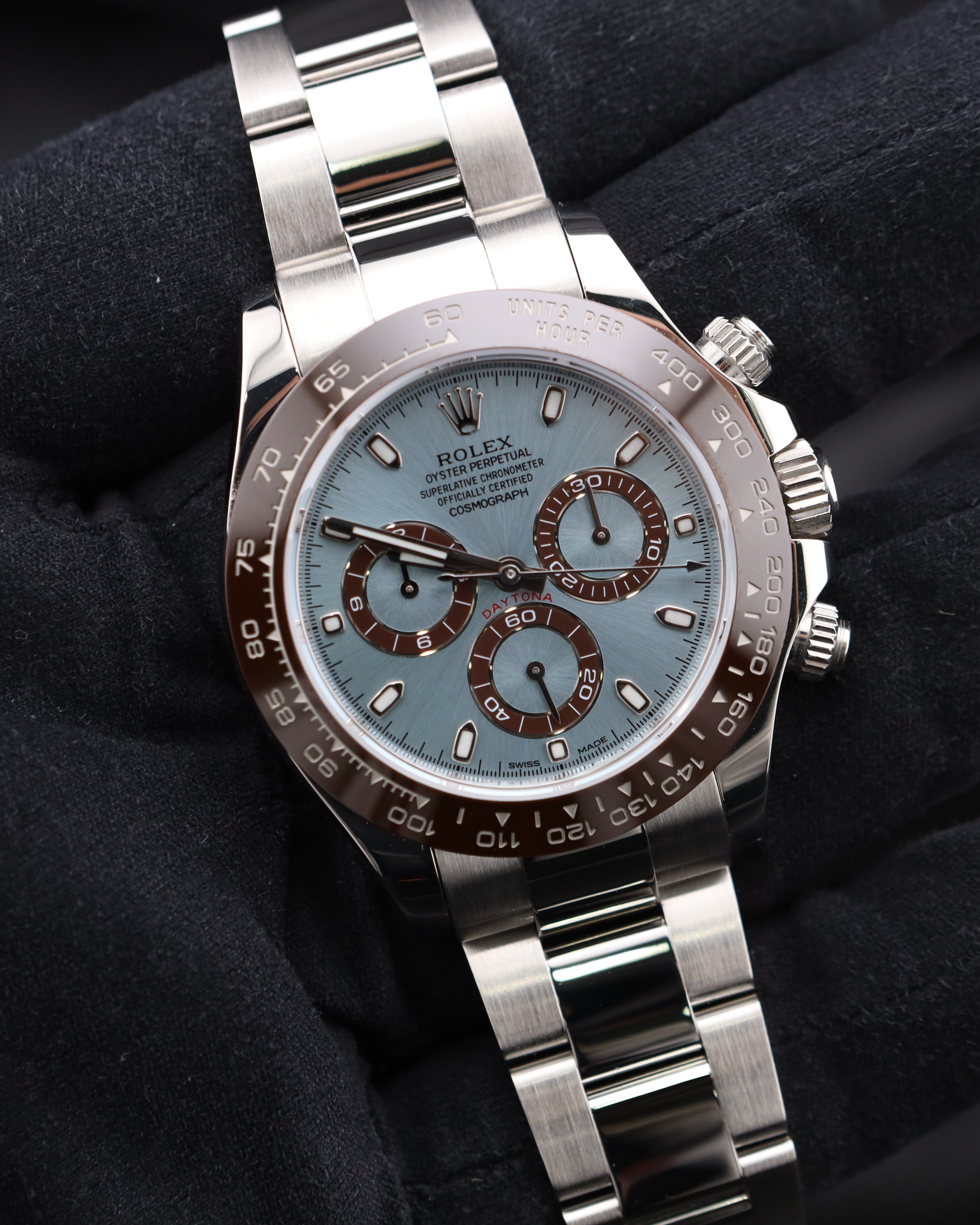 Rolex Daytona Platinum Ice Blue Platona 116506