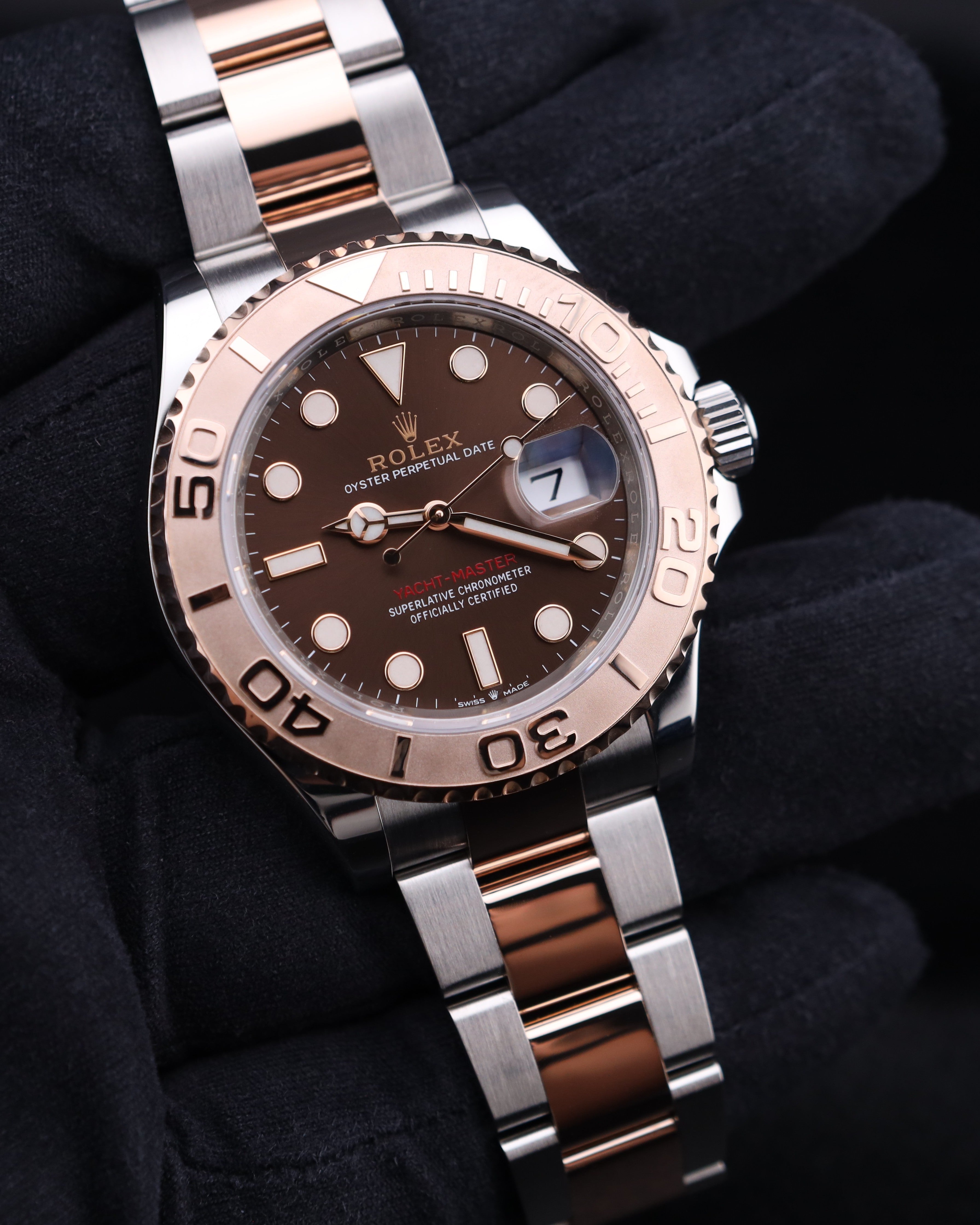 Rolex Yacht-Master 40 Chocolate Dial 126621 Rose Gold