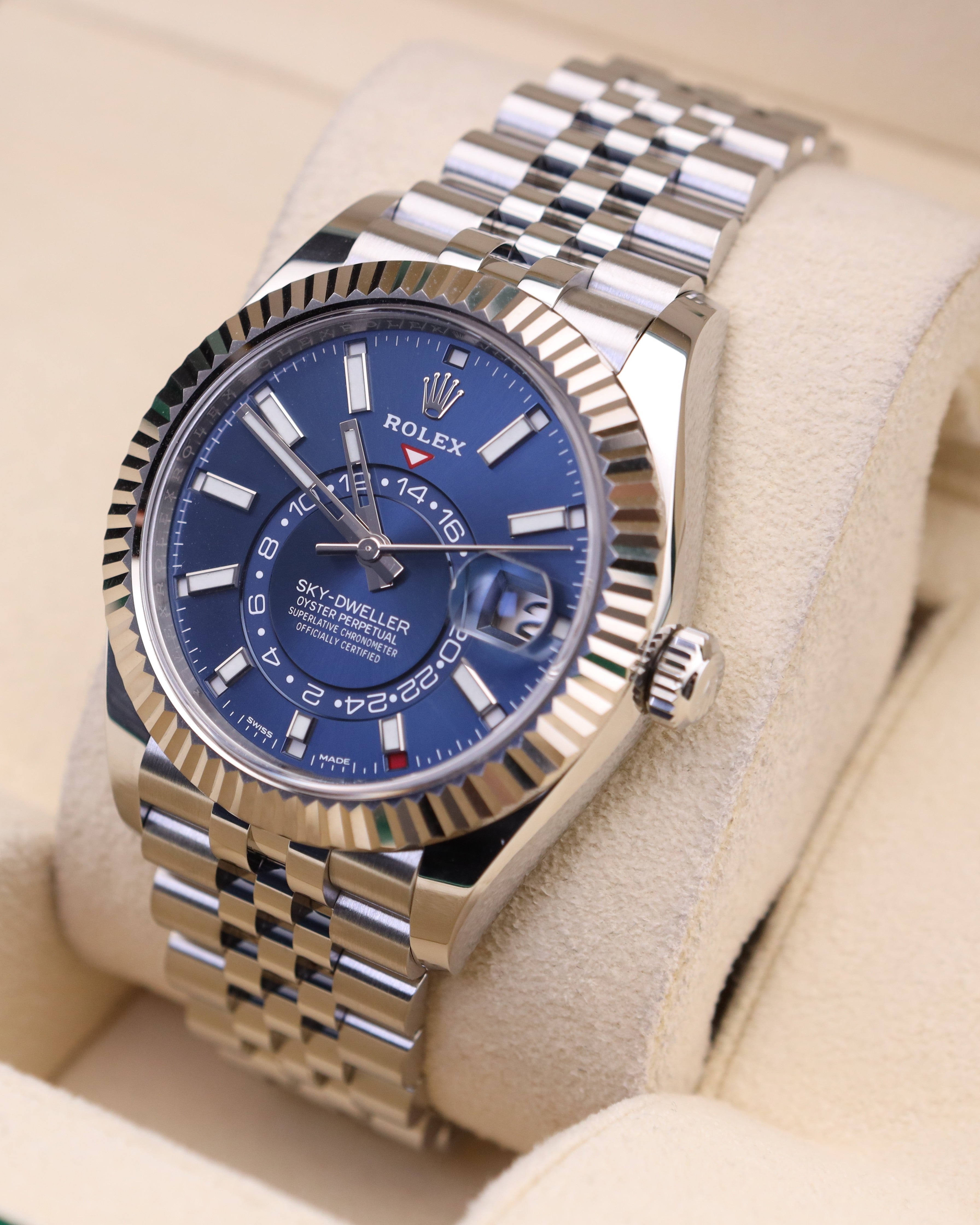 Rolex Sky-Dweller Blue Dial on Jubilee 326934