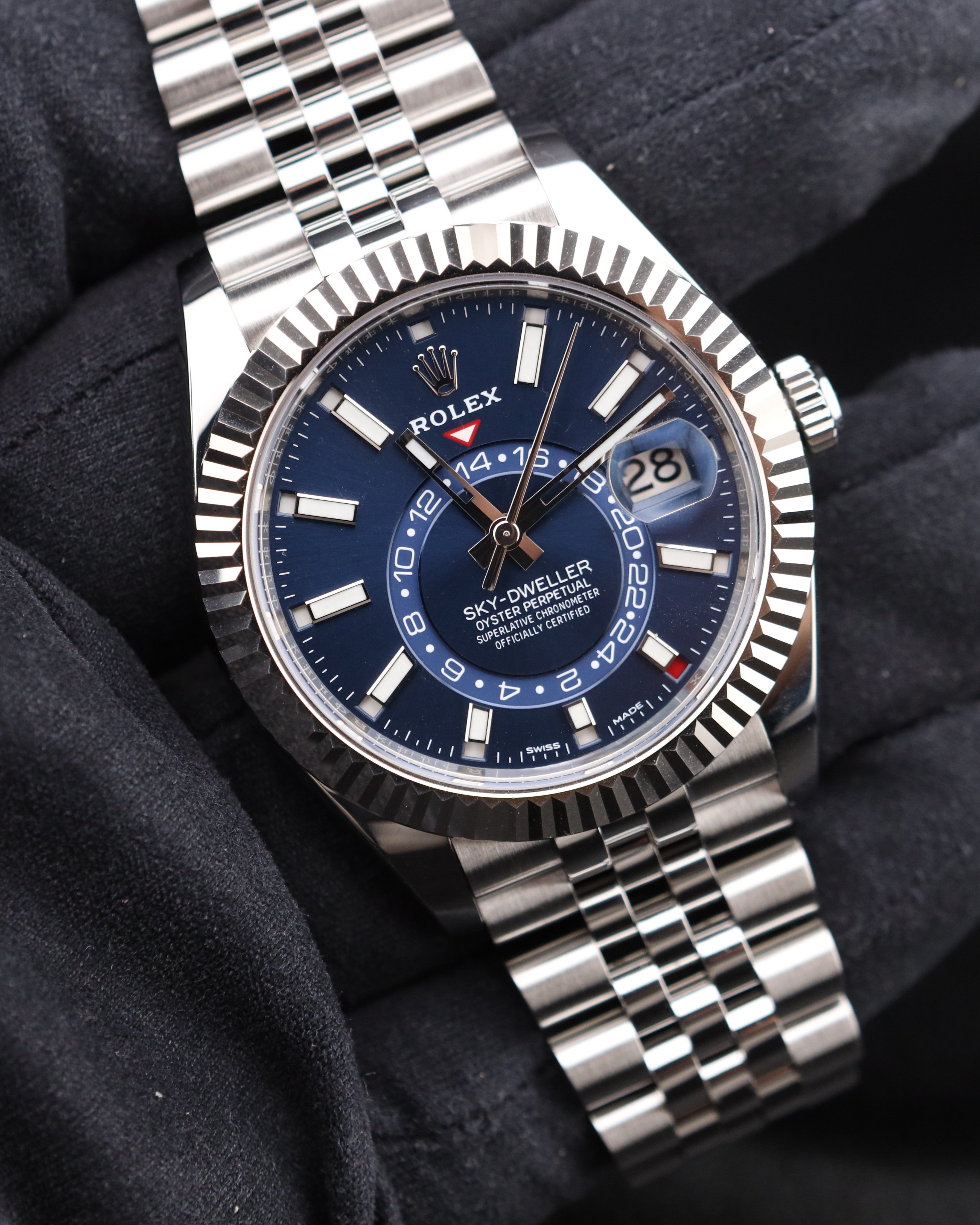 Rolex Sky-Dweller Blue Dial on Jubilee 326934
