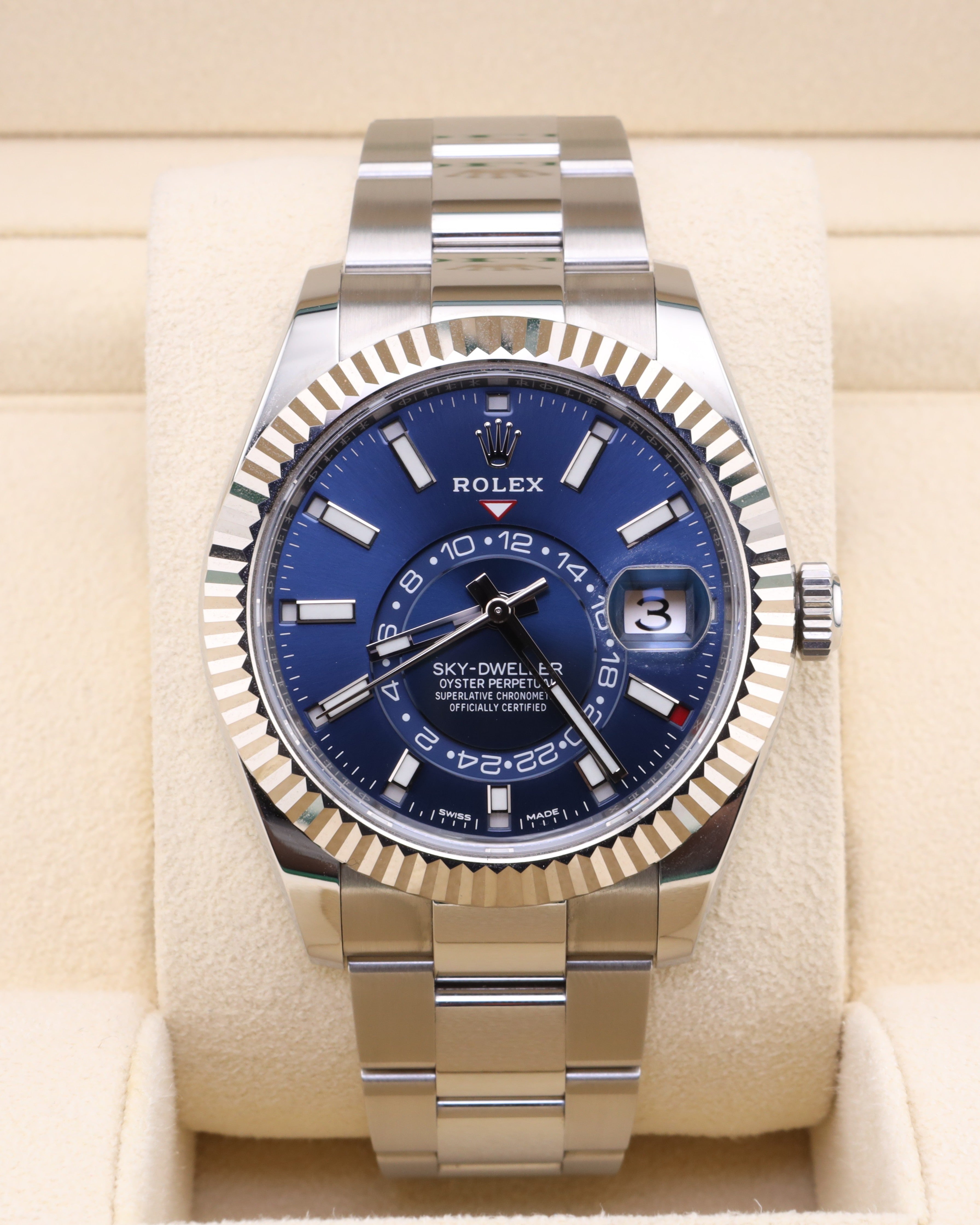 Rolex Sky-Dweller Blue Dial on Oyster 326934
