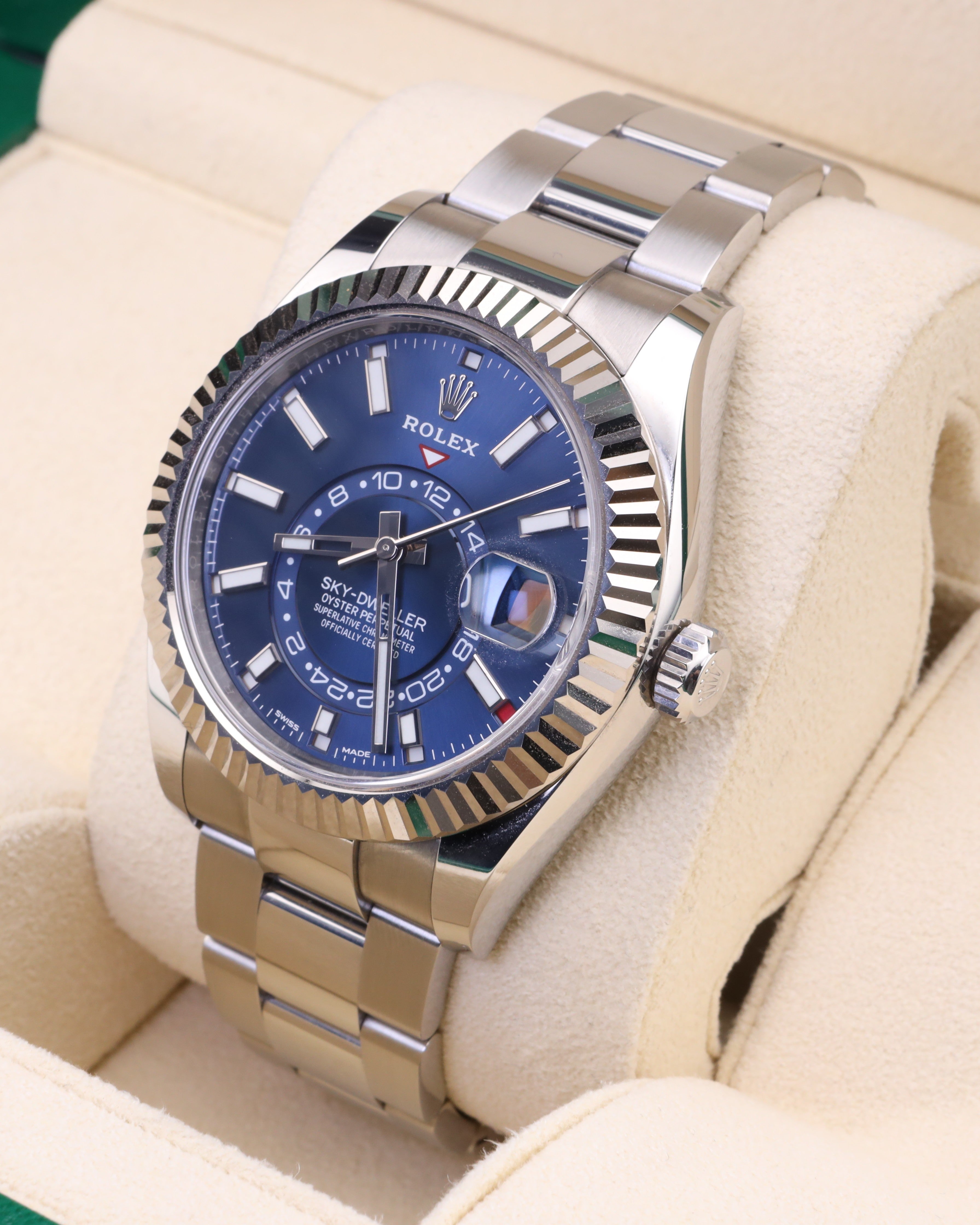 Rolex Sky-Dweller Blue Dial on Oyster 326934
